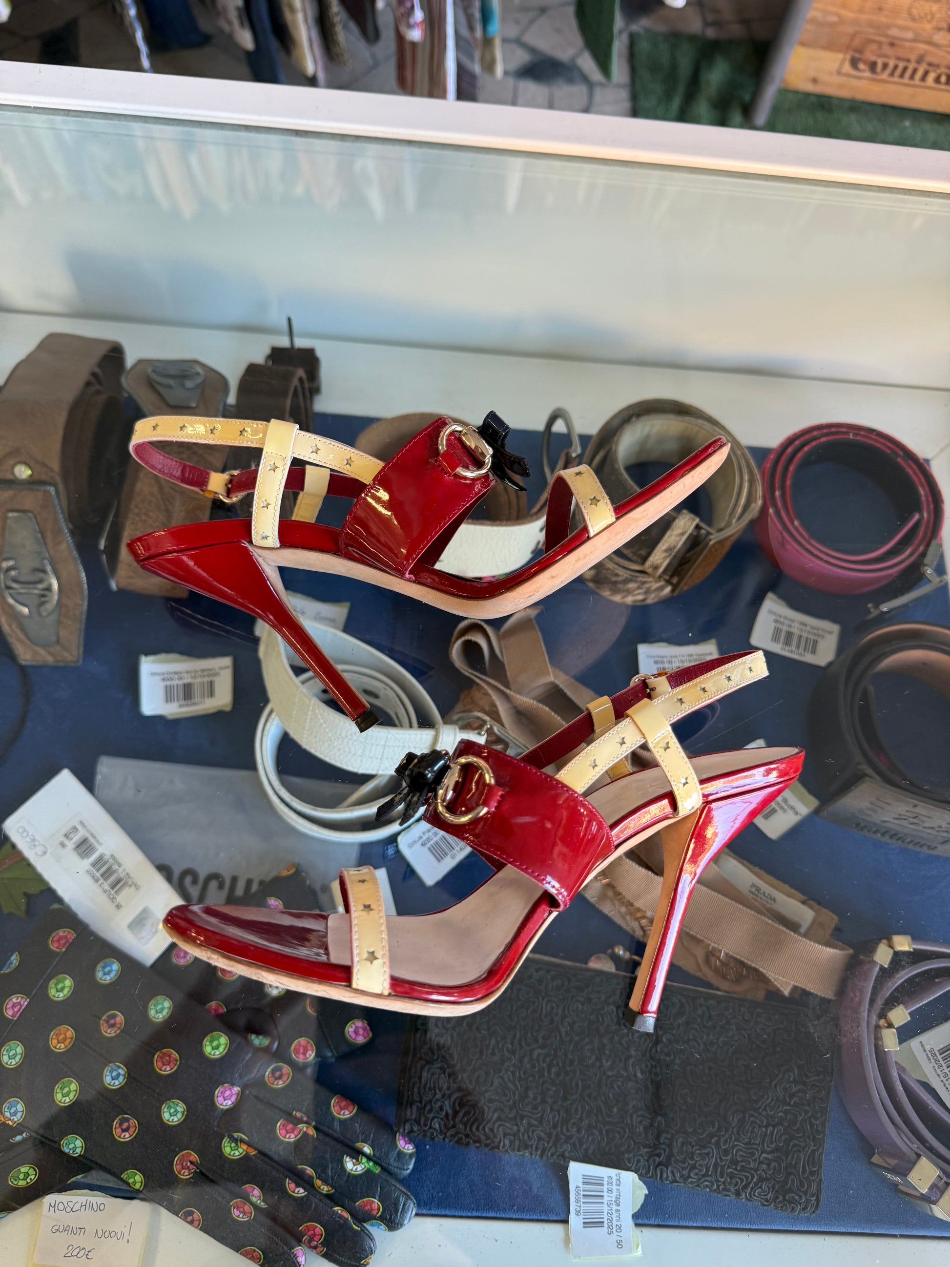 Sandali Gucci bandiera USA anni 2000