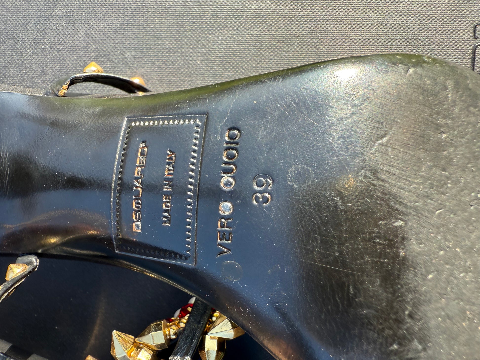 Sandali Dsquared2 gioiello anni 2000"