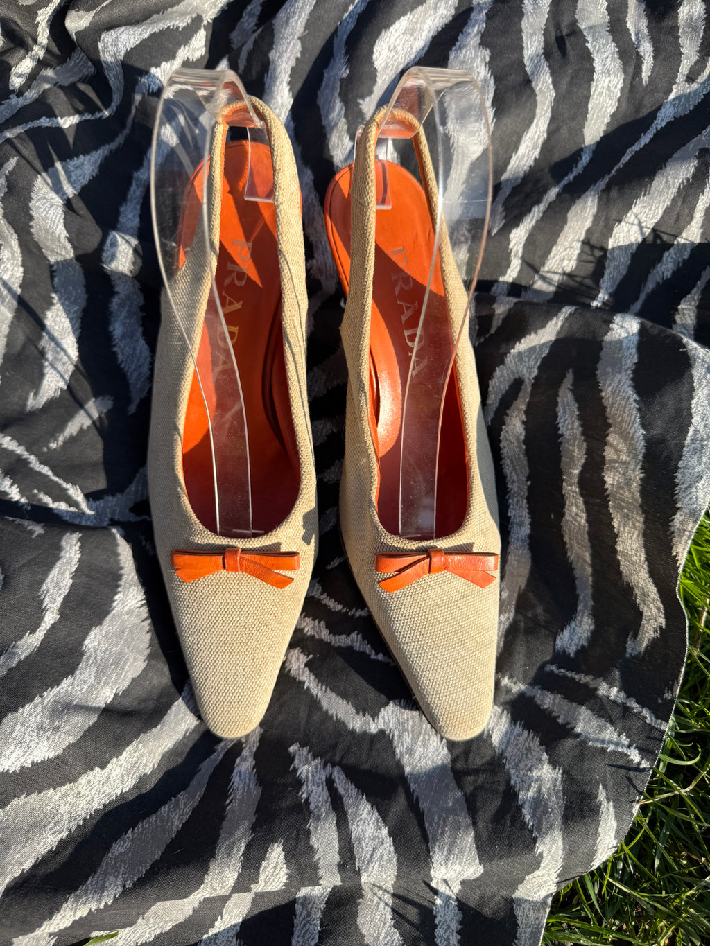 Sandali Slingback Prada 2000"