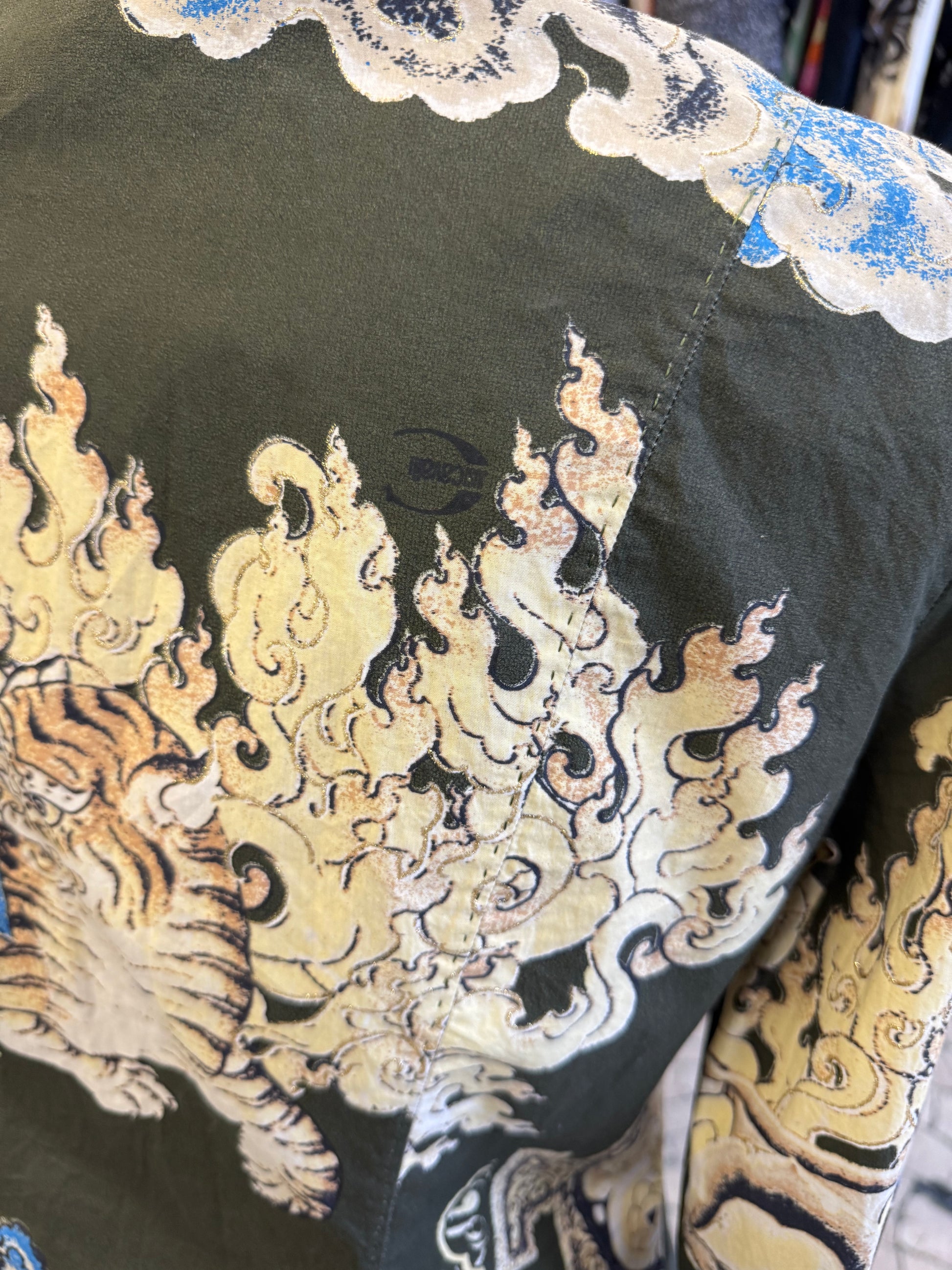 Camicia Roberto Cavalli stampa Tibet 2000”