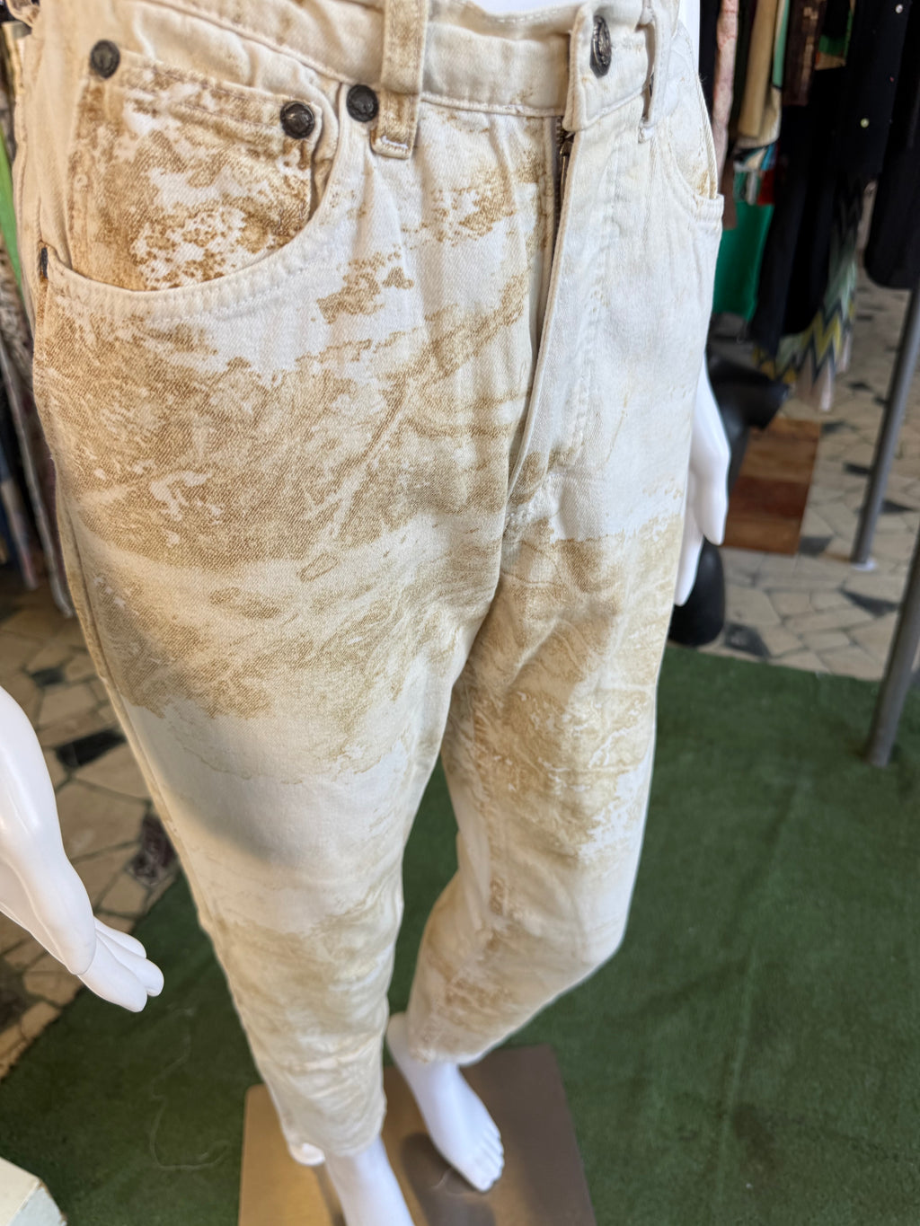 Jeans Roberto Cavalli  marmo e travertino 90s