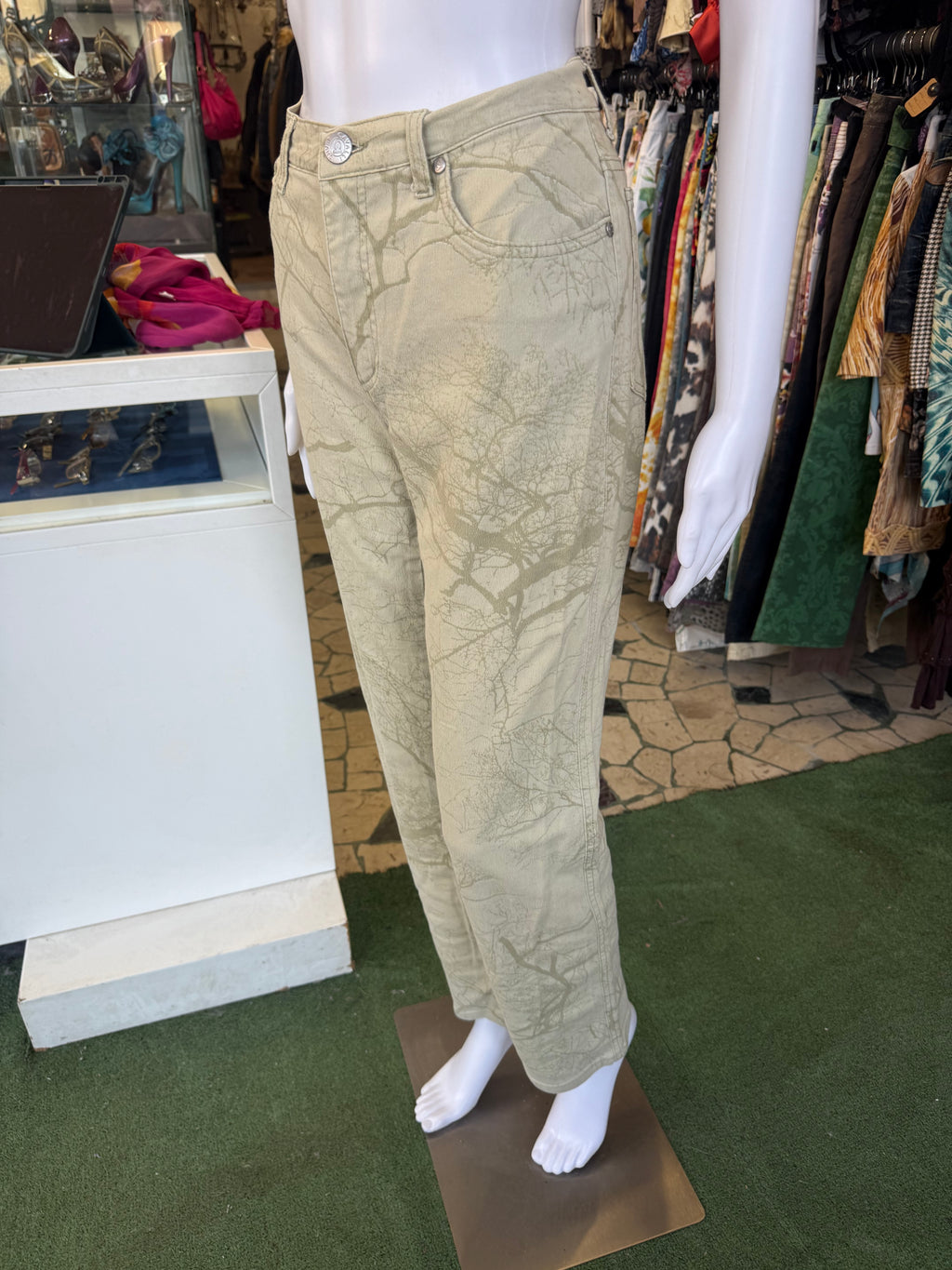 Jeans Roberto Cavalli bosco e rami 00s