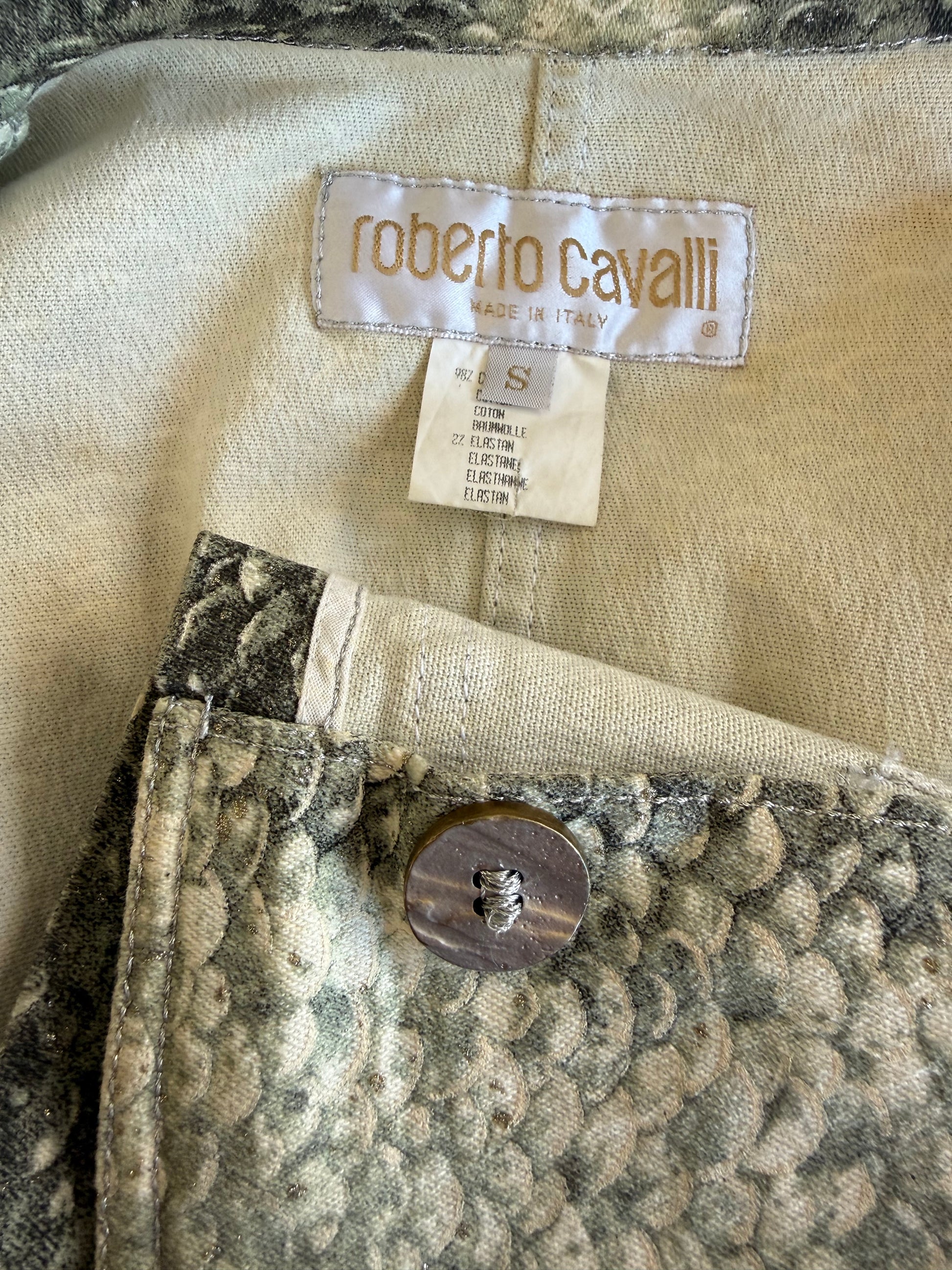 Blazer Roberto Cavalli nermaid/ fish 1990s