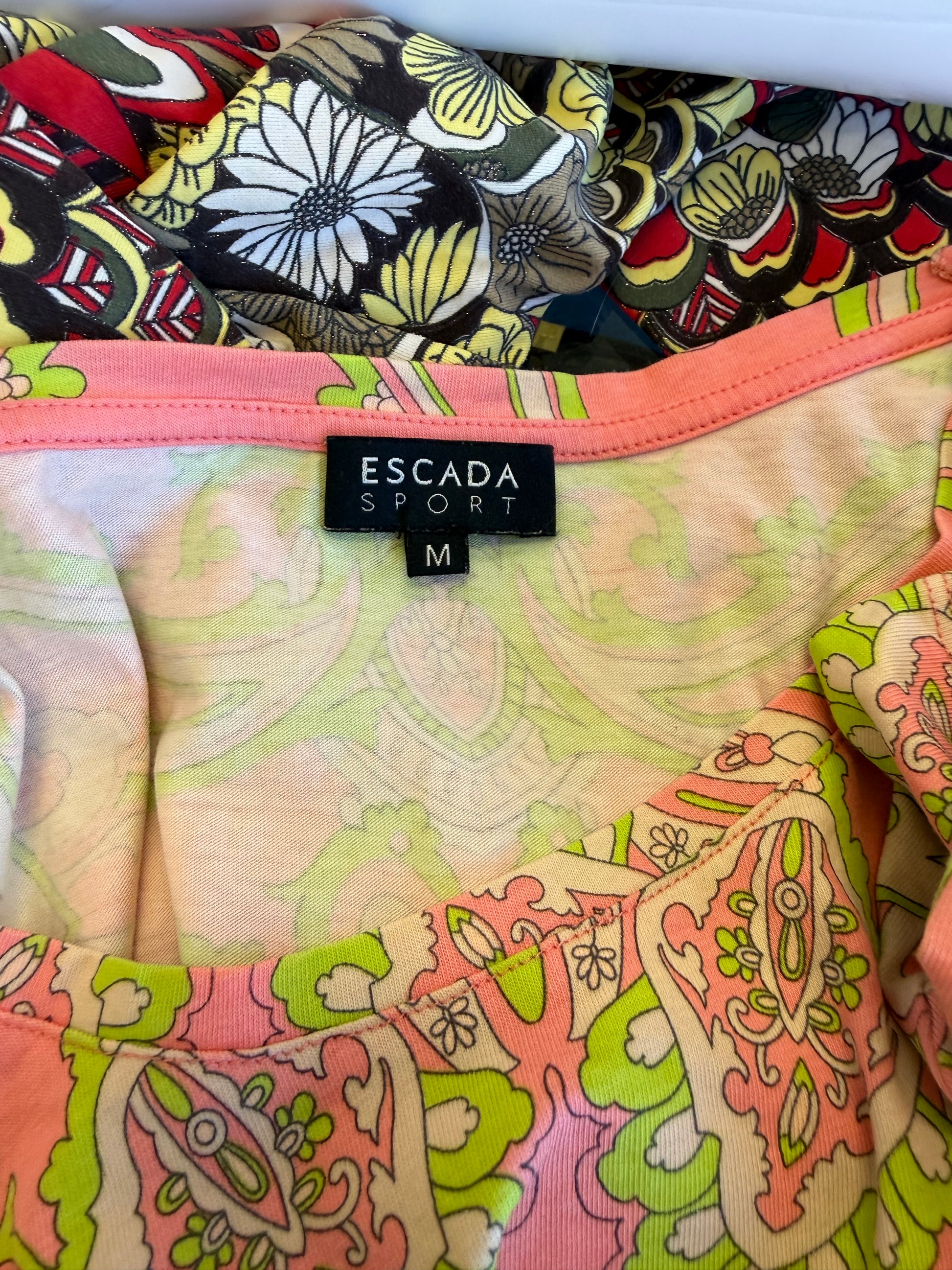 T-shirt Escada paisley 2000s