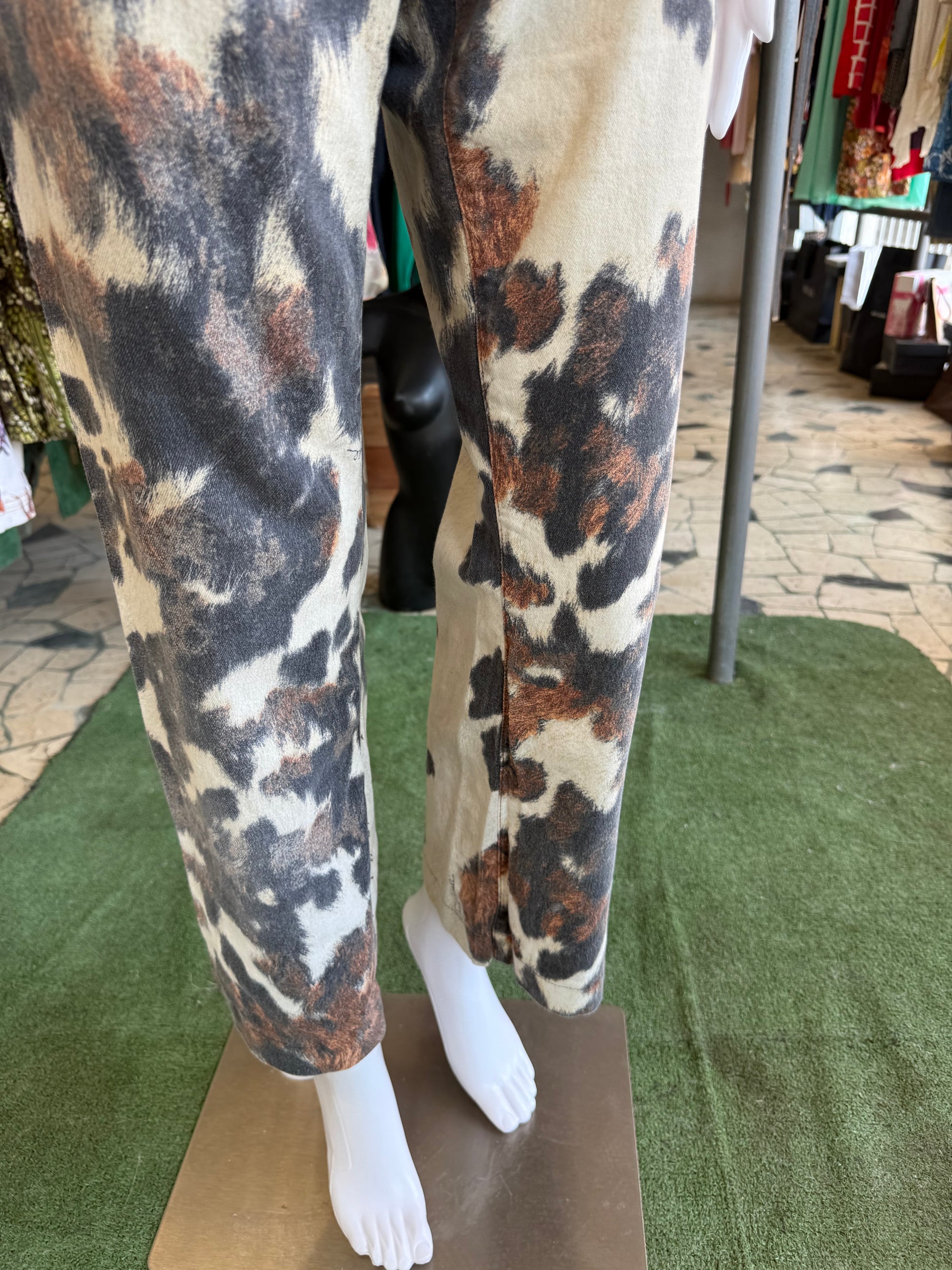 Jeans Roberto Cavalli pezzato micca 00s