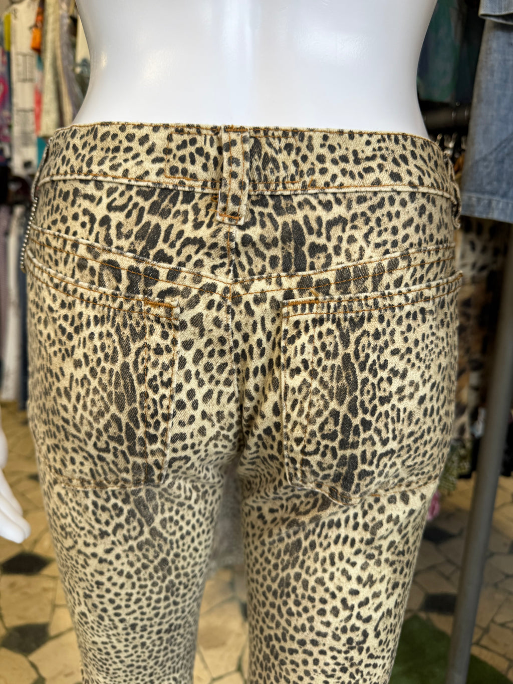 Jeans Roberto Cavalli leopardo FW1997