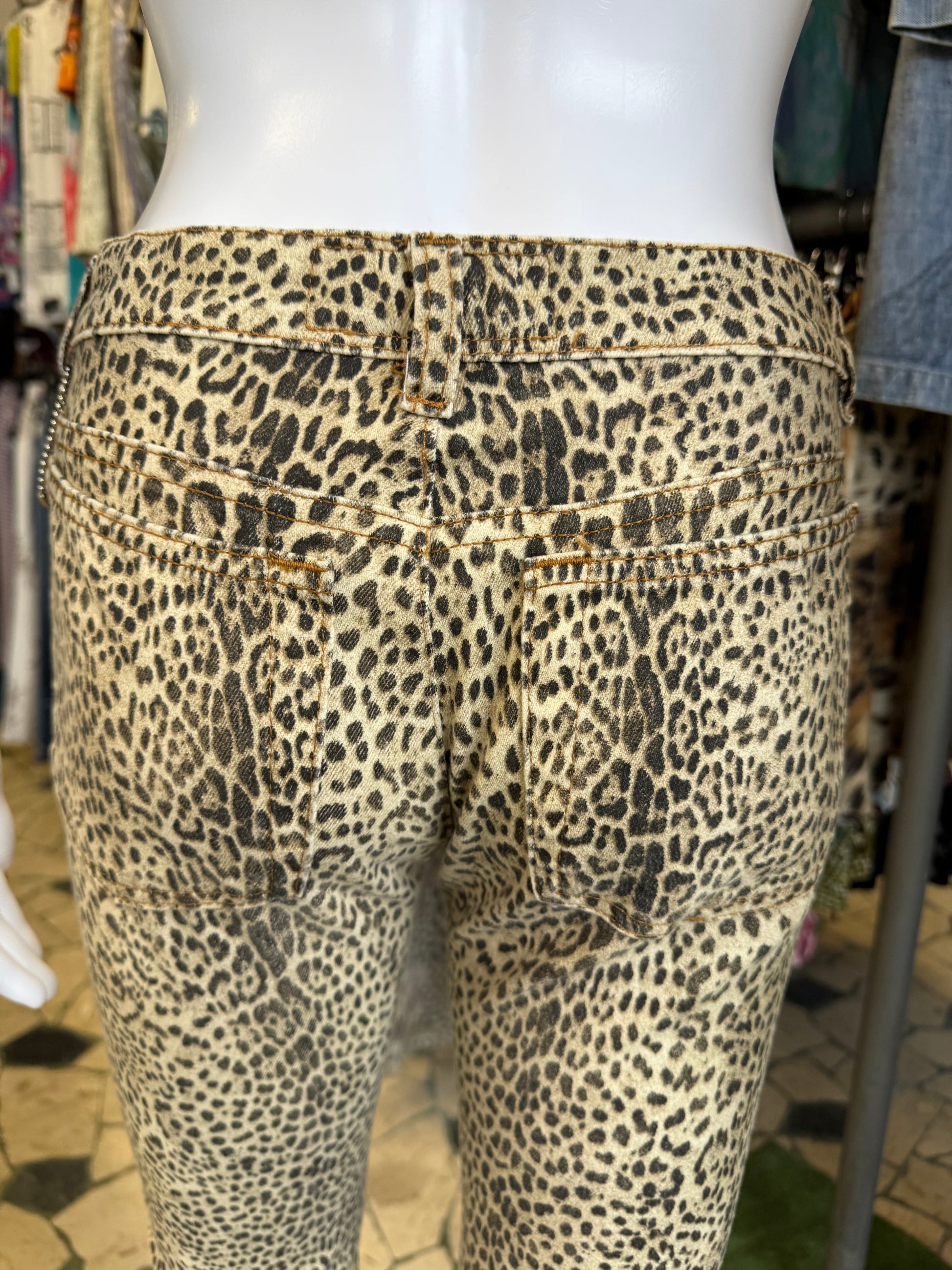 Jeans Roberto Cavalli leopardo FW1997