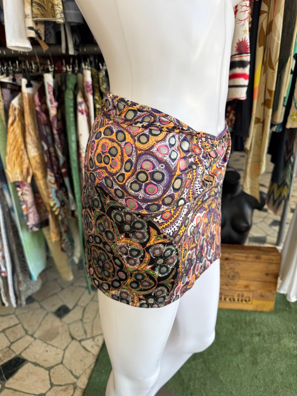 Pareo Roberto Cavalli etnico pois 2000s