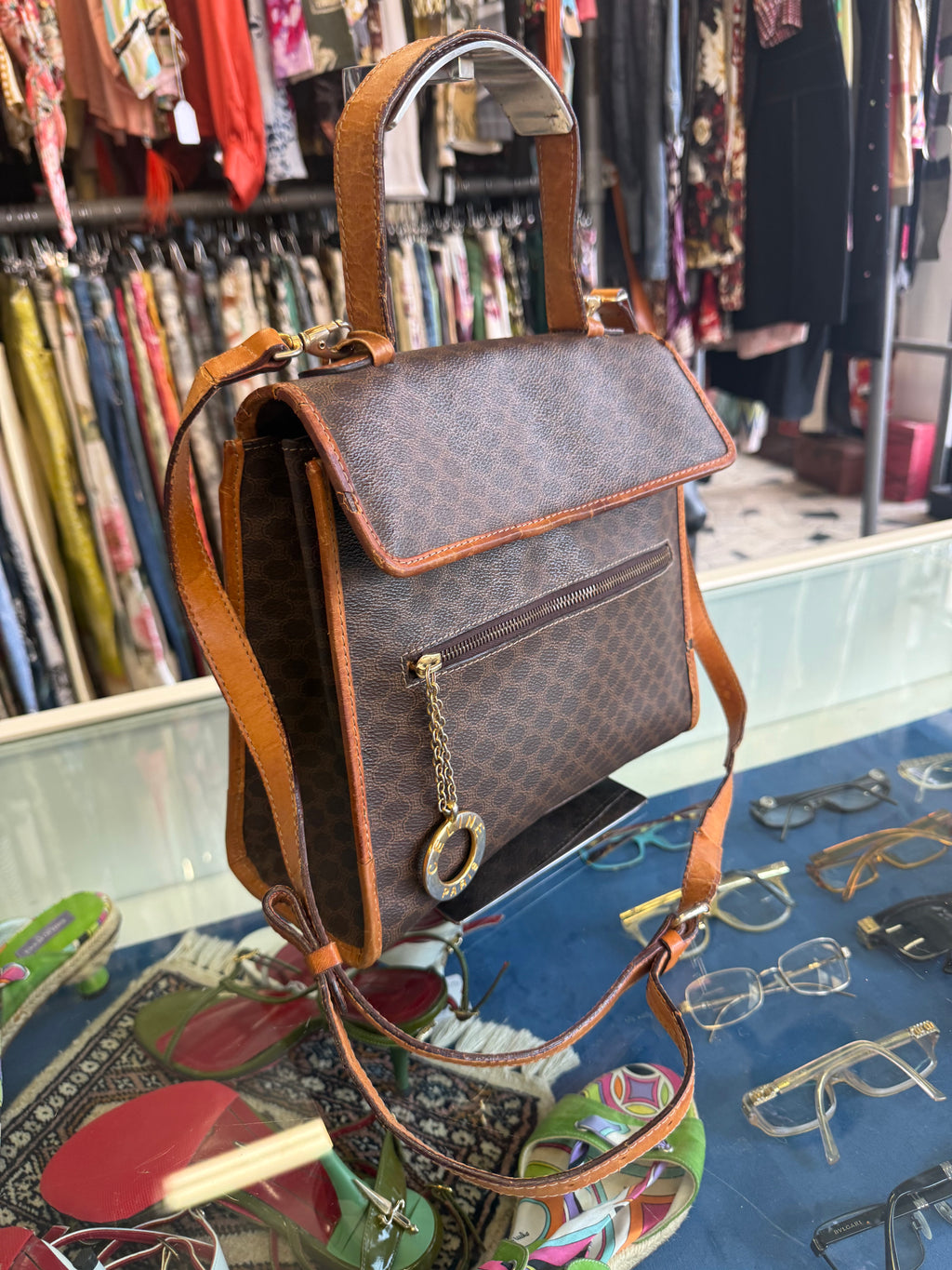 Borsa Celine Macadam a mano o tracolla 80s