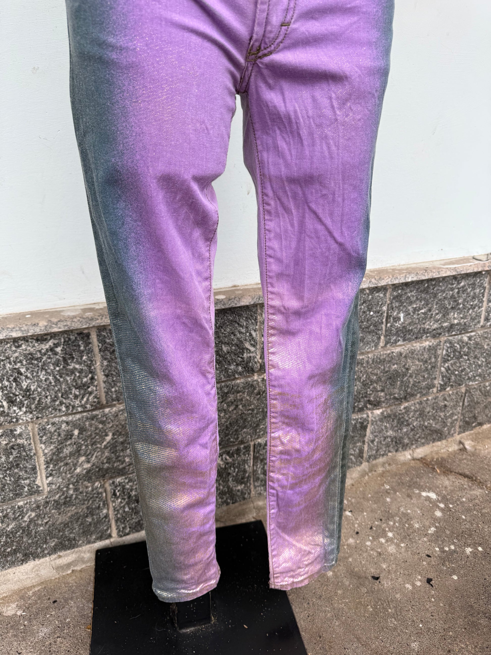 Jeans Roberto Cavalli Just multicolore anni 2000