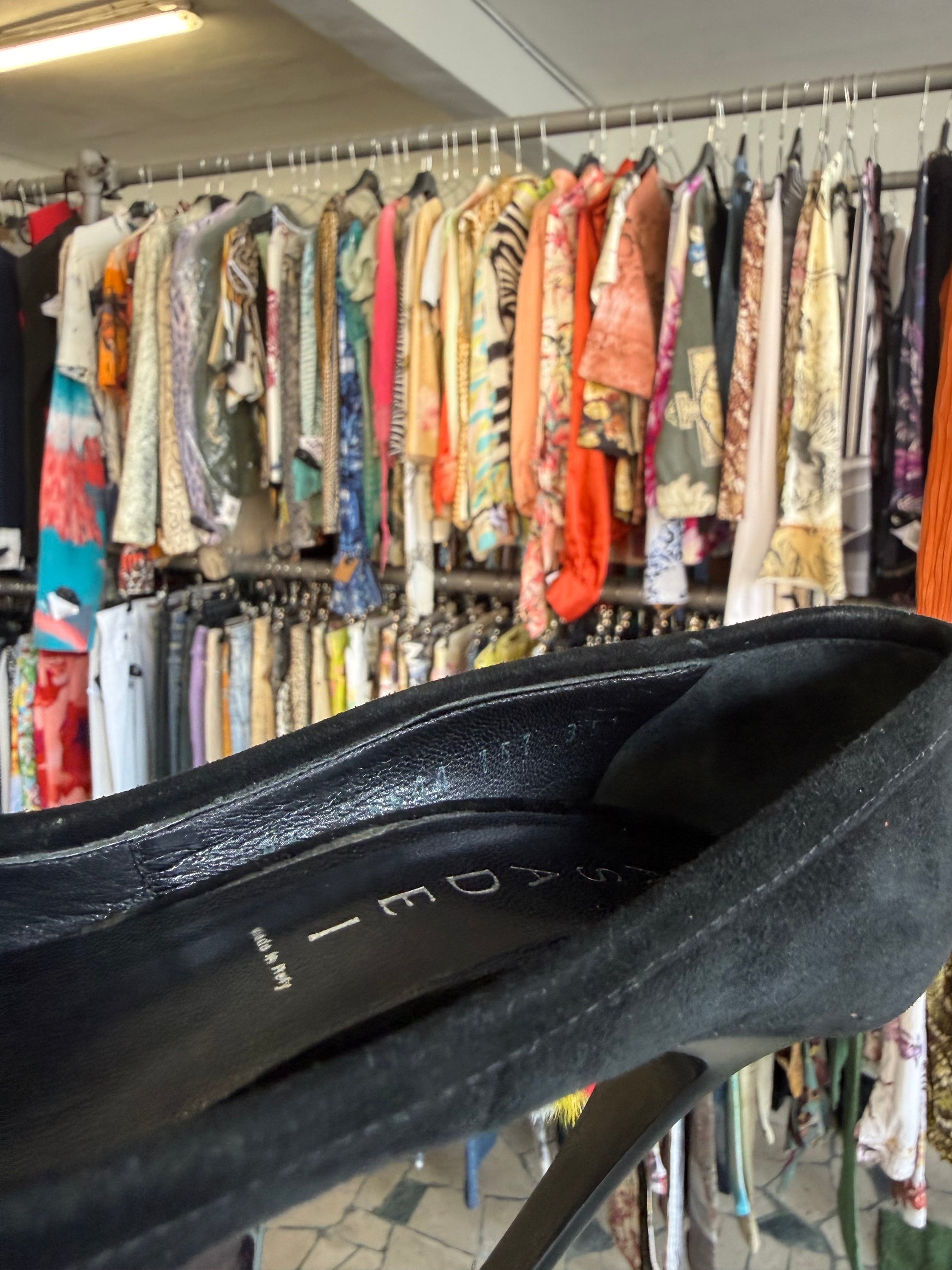 Tacchi décolleté Casadei dettagli in visone multicolore