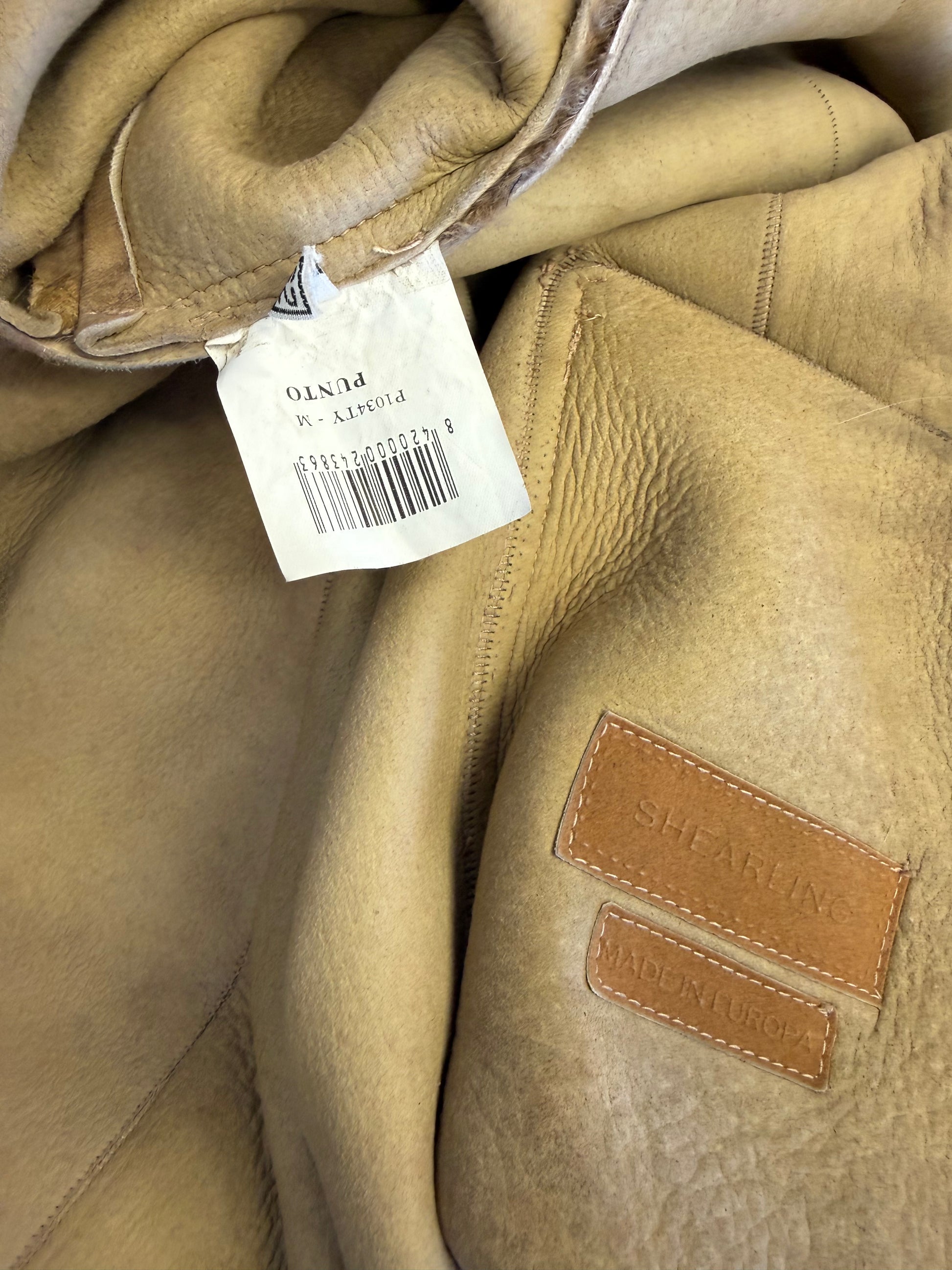 Cappotto shearling cavallino pezzato stile 2000