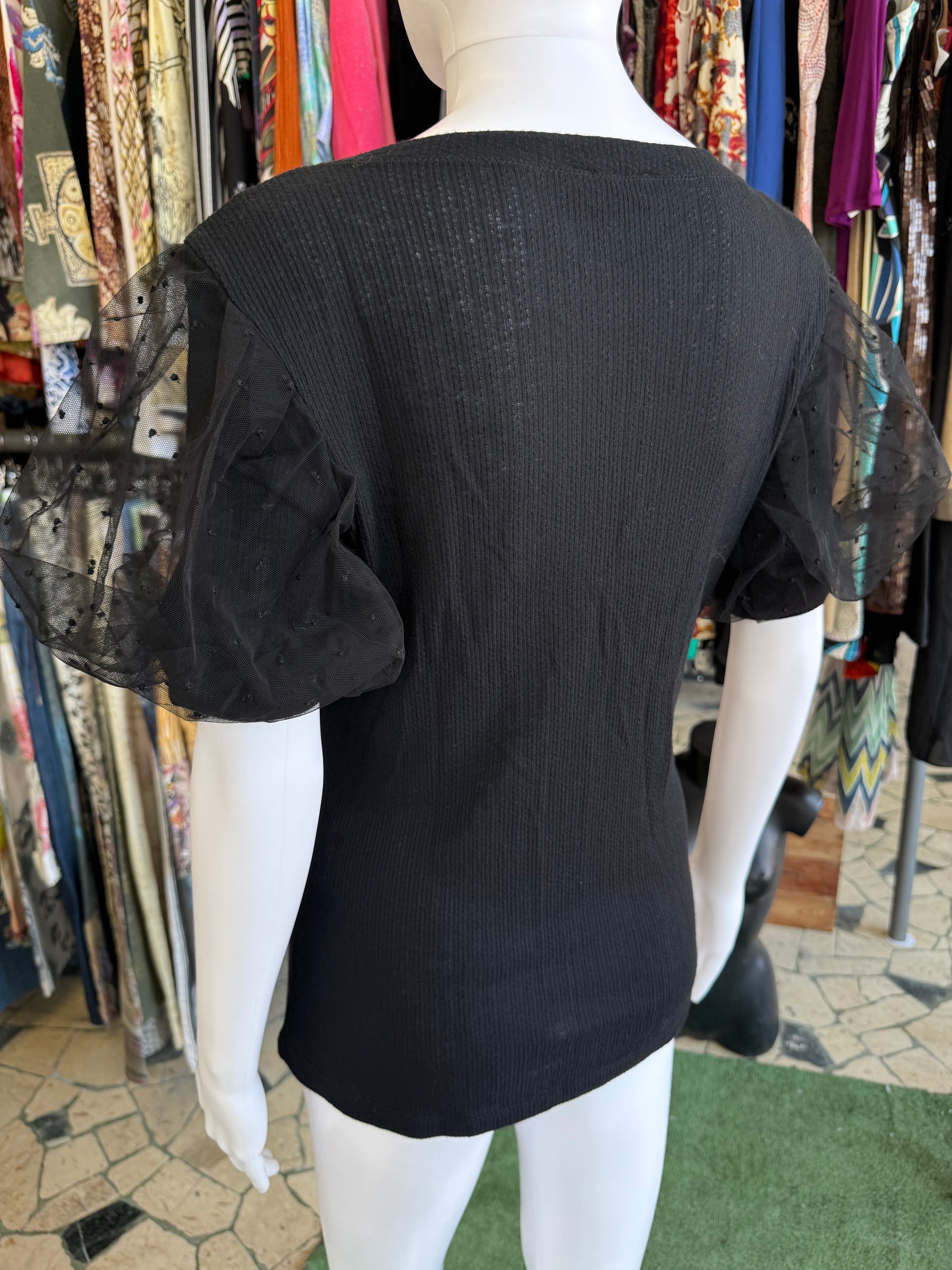 Top Dolce & Gabbana manica sbuffo 00s