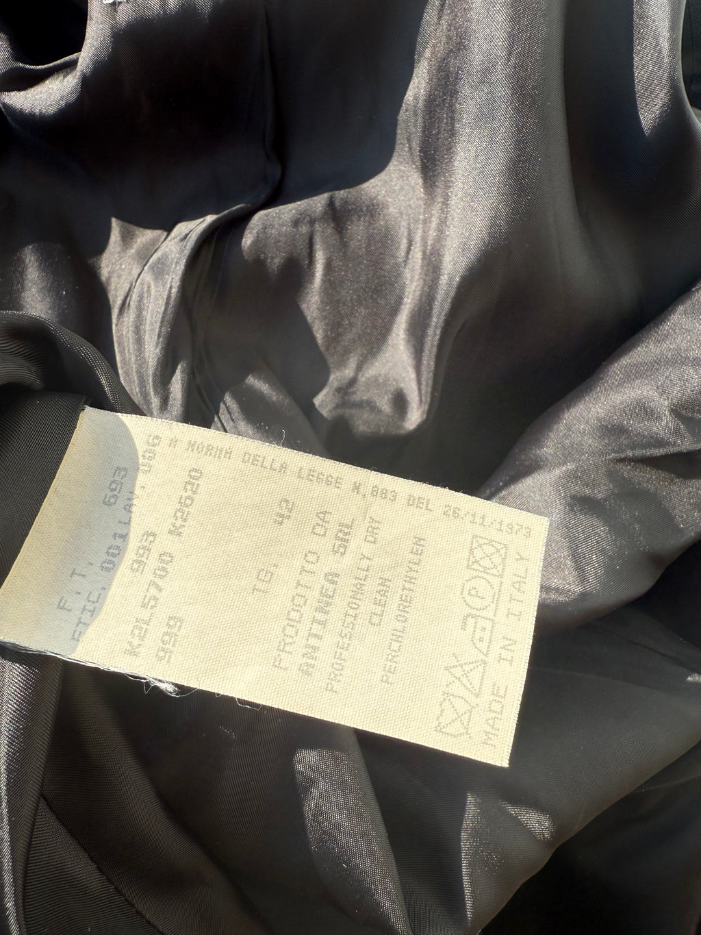 Cappotto lana Armani anni 80