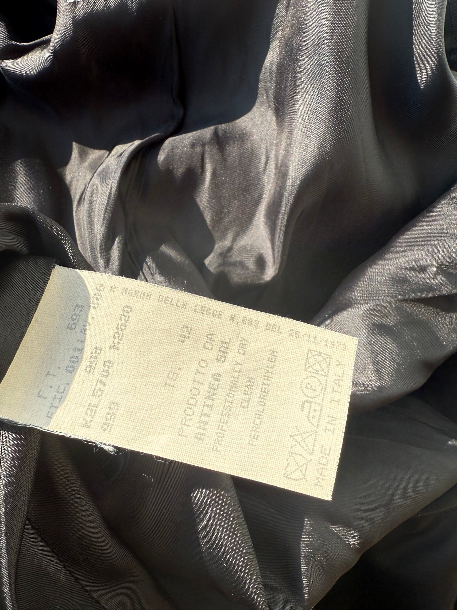 Cappotto lana Armani anni 80