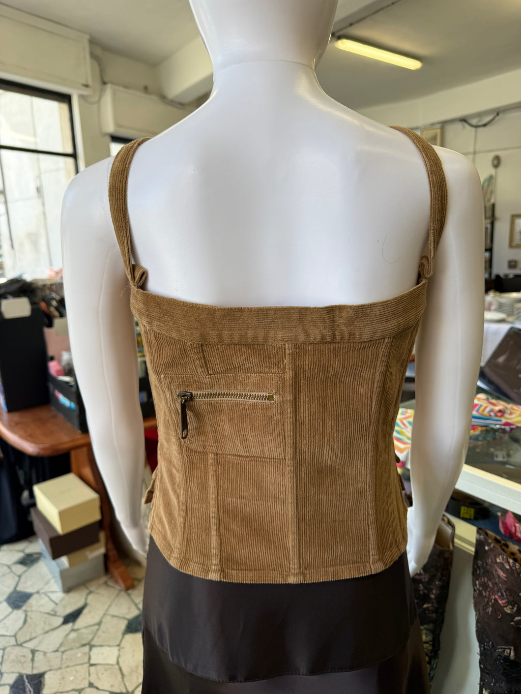 Top corsetto Dolce&GabbanaGabbana FW2002 cowboy