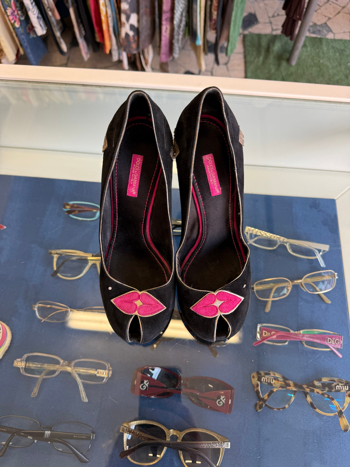 Décolleté Dolce & Gabbana Marilyn Monroe occhio labbra 00s