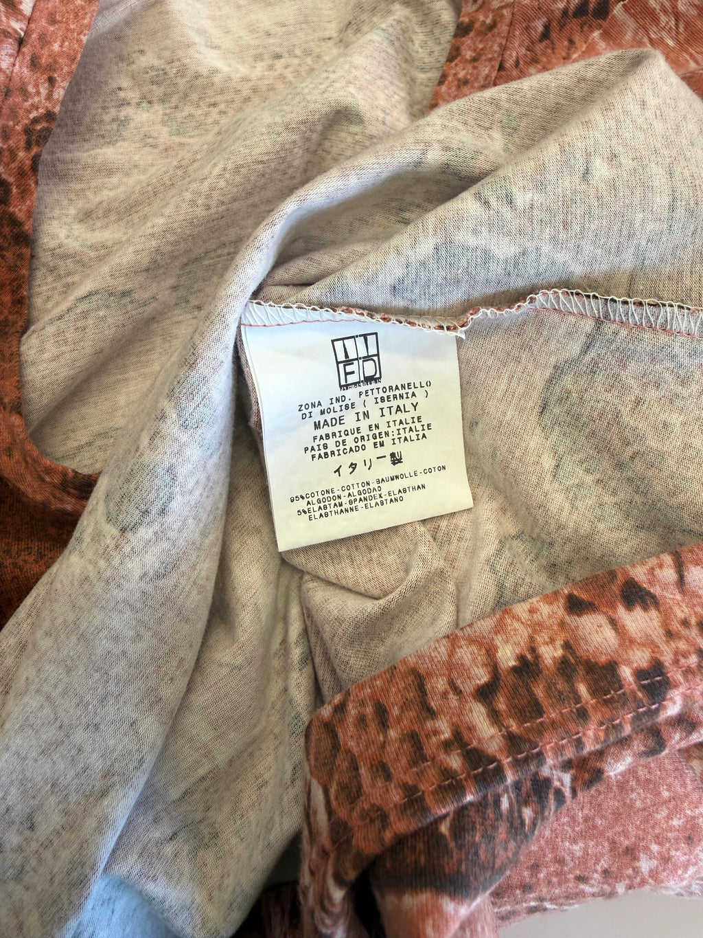 Top Roberto Cavalli Just stampa pitone nuovo