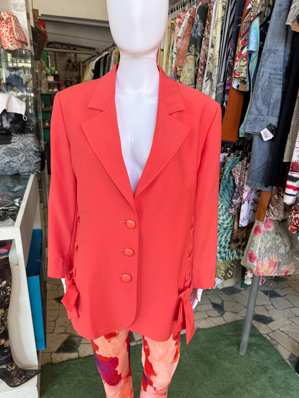 Giacca Valentino 1980s corsetto