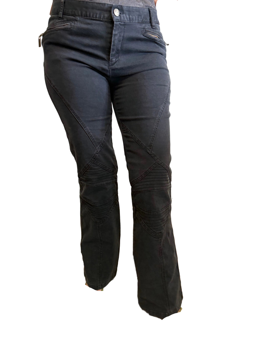 Jeans Roberto Cavalli Just neri con dettagli