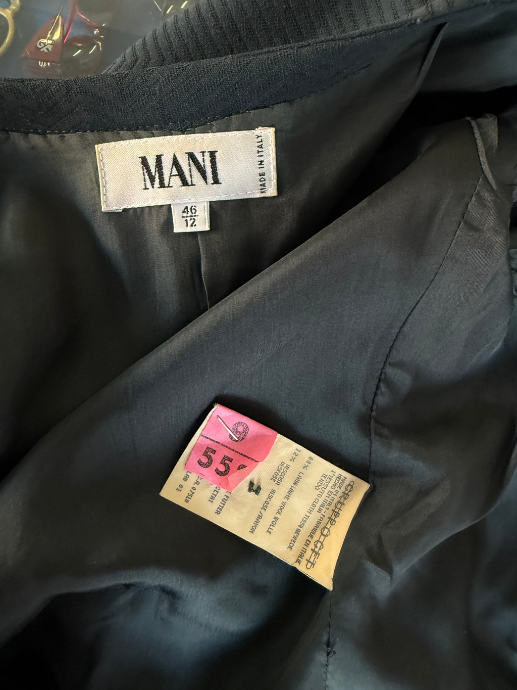 Giacca lunga Giorgio Armani 1980s
