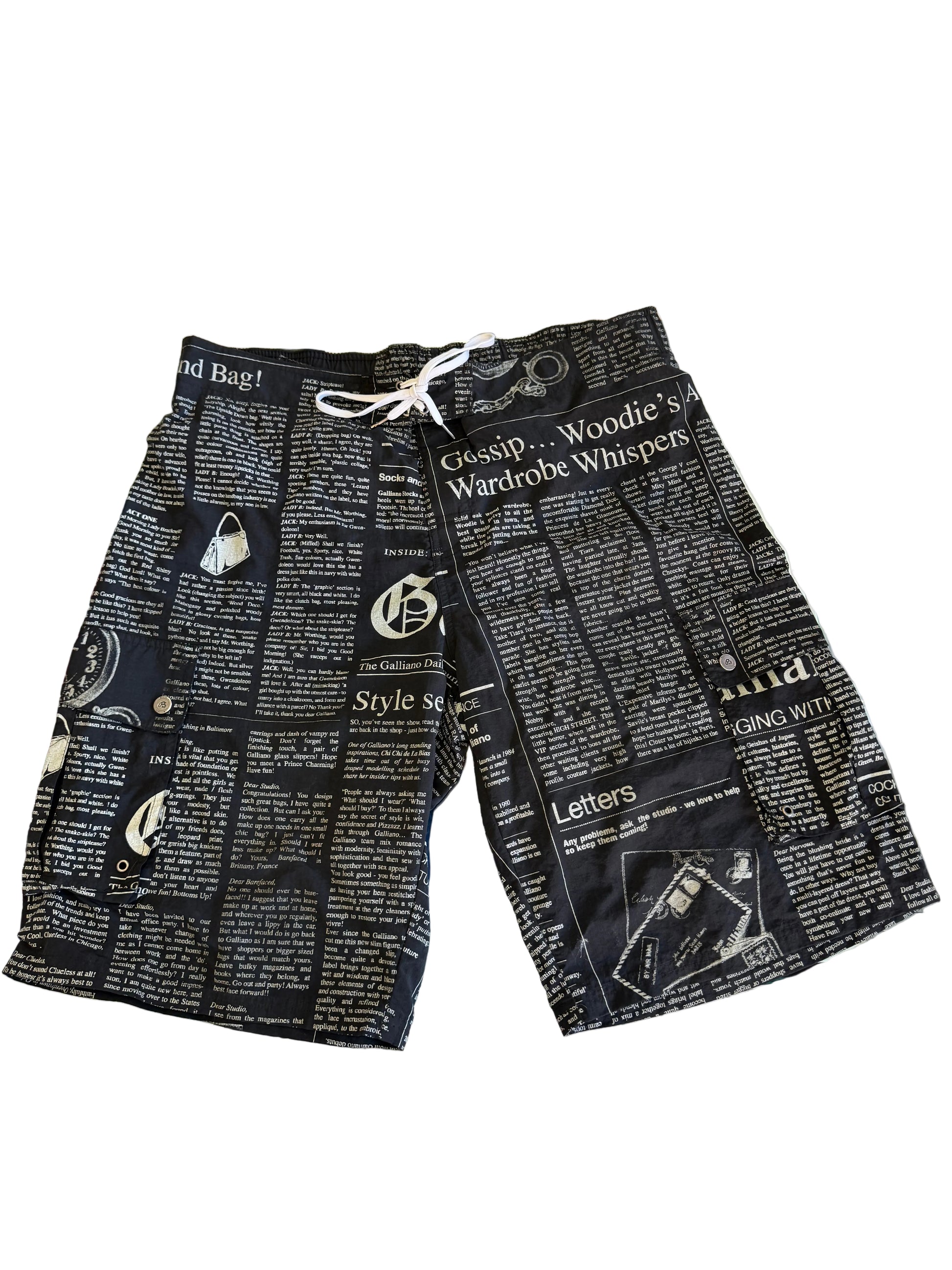 Costume da bagno John Galliano uomo fine 00s