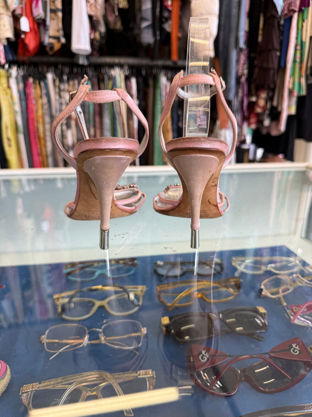 Sandali gioiello Giuseppe Zanotti rosa 00s
