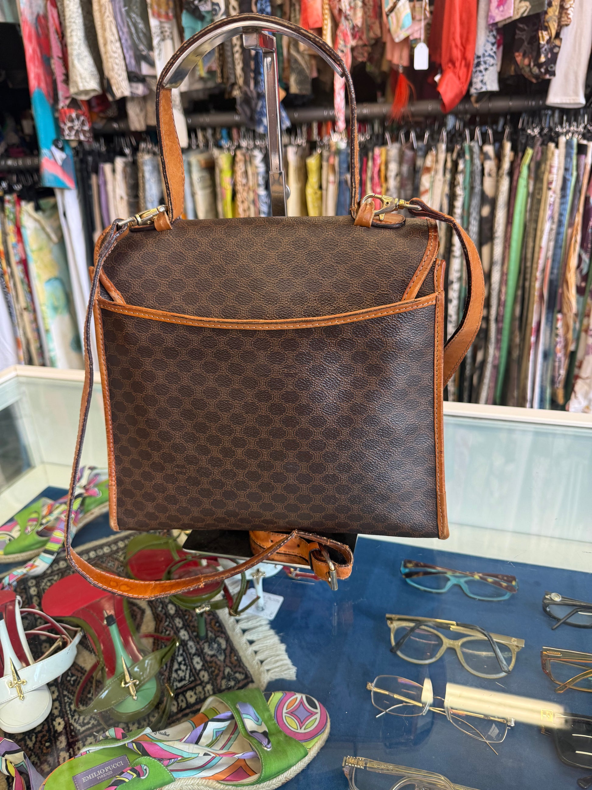 Borsa Celine Macadam a mano o tracolla 80s