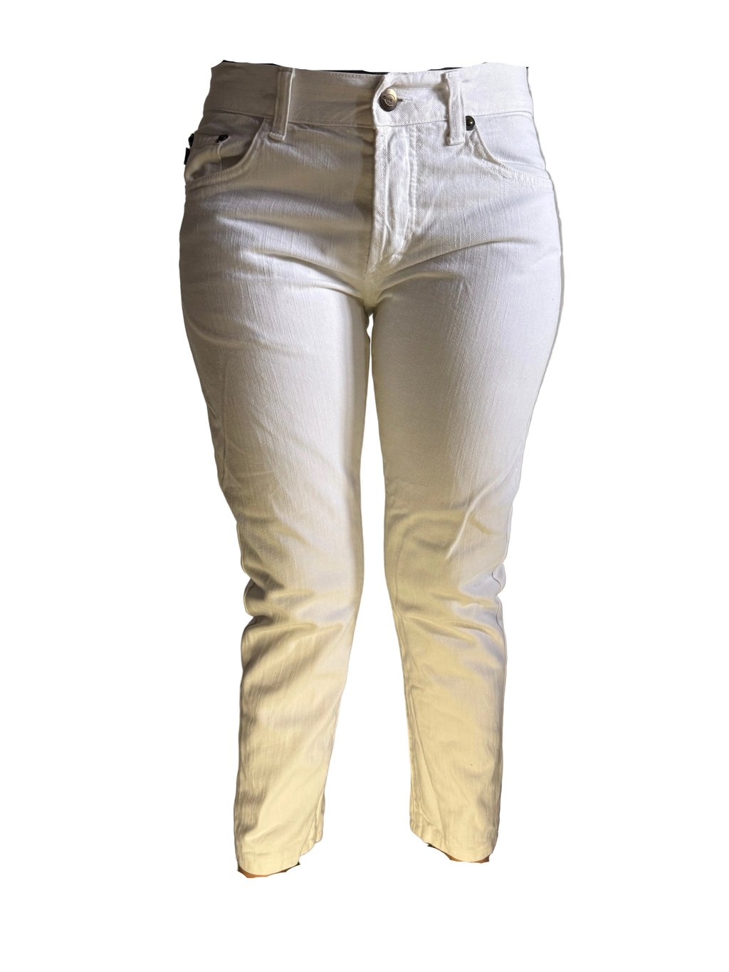 Jeans elengante bianco Roberto Cavalli Just 2000”