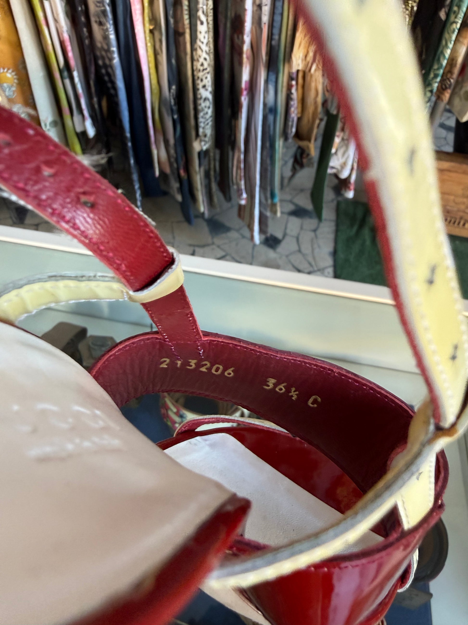 Sandali Gucci bandiera USA anni 2000