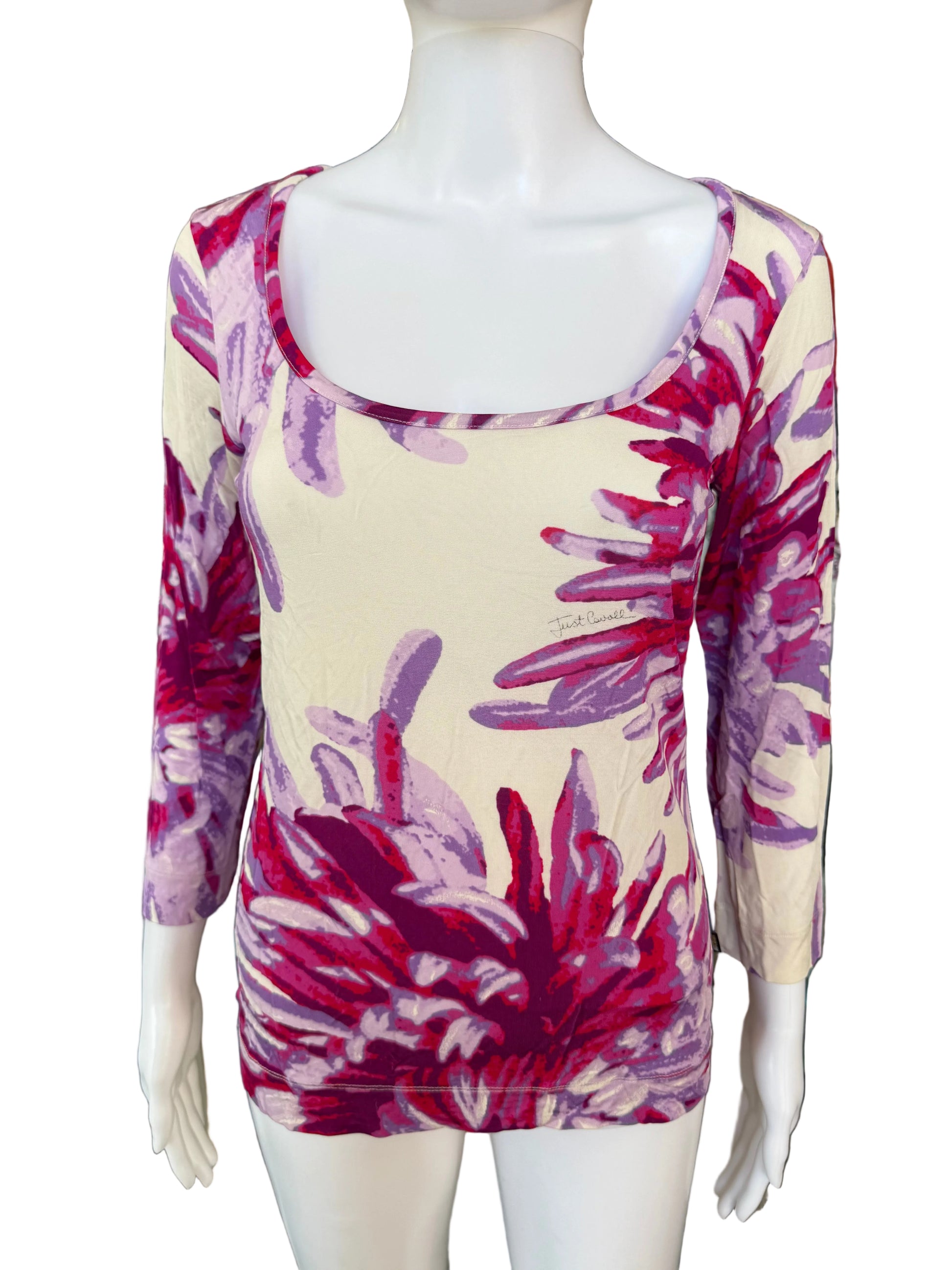 Top Roberto Cavalli petali maxi 2000s