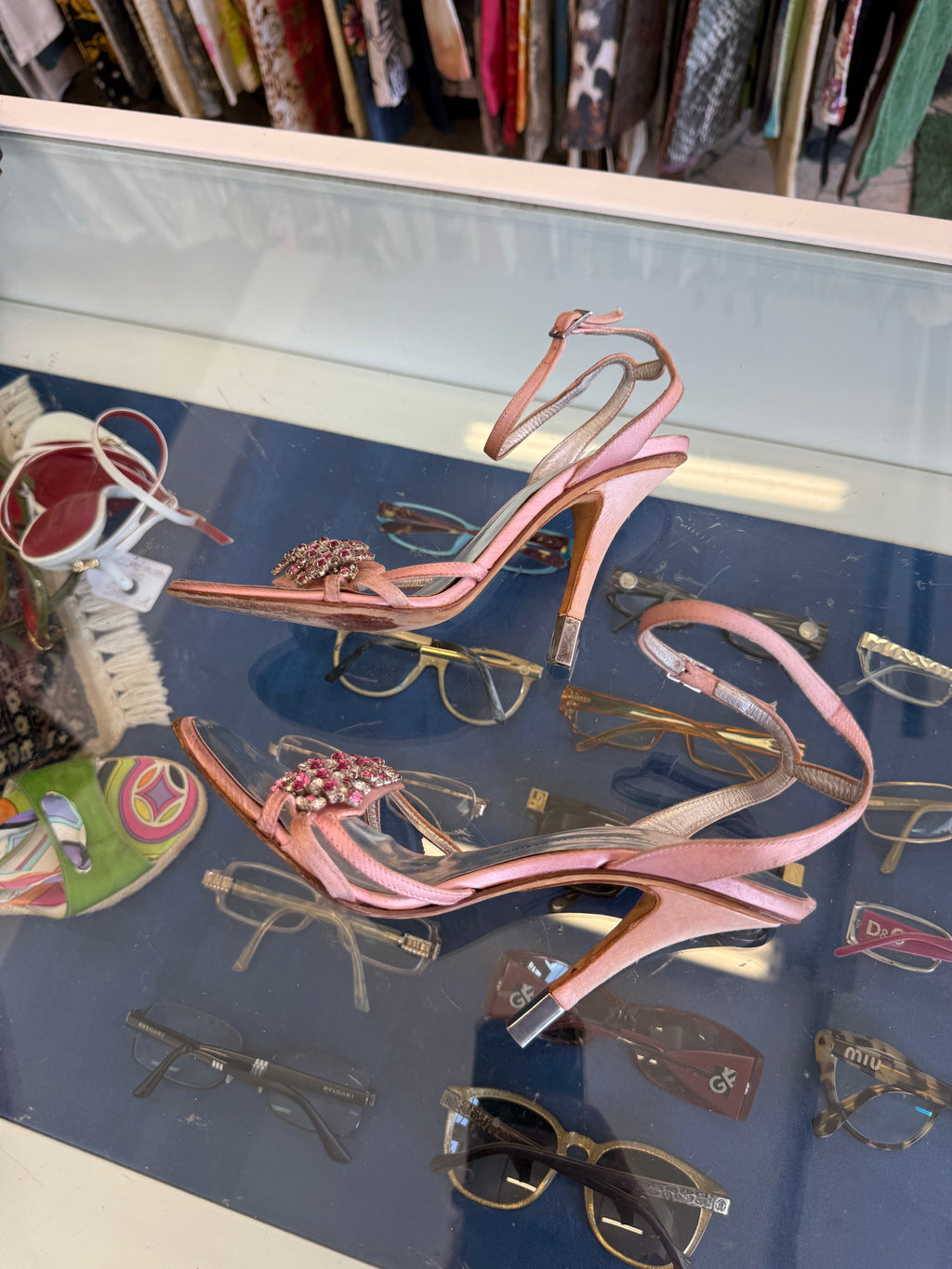 Sandali gioiello Giuseppe Zanotti rosa 00s