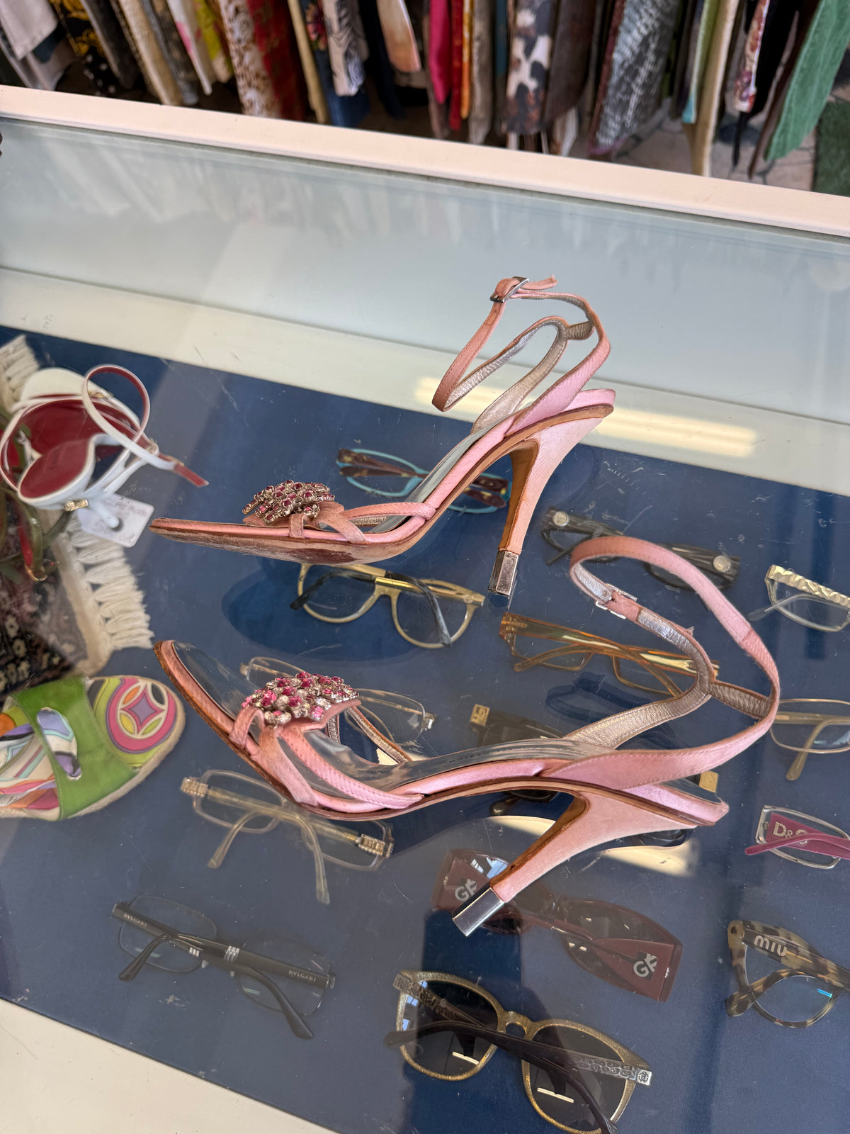 Sandali gioiello Giuseppe Zanotti rosa 00s