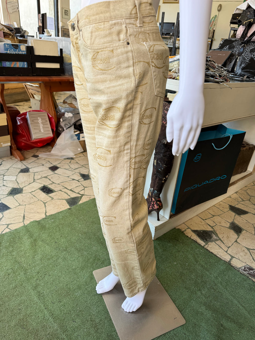Jeans logo Roberto Cavalli Just 2000s