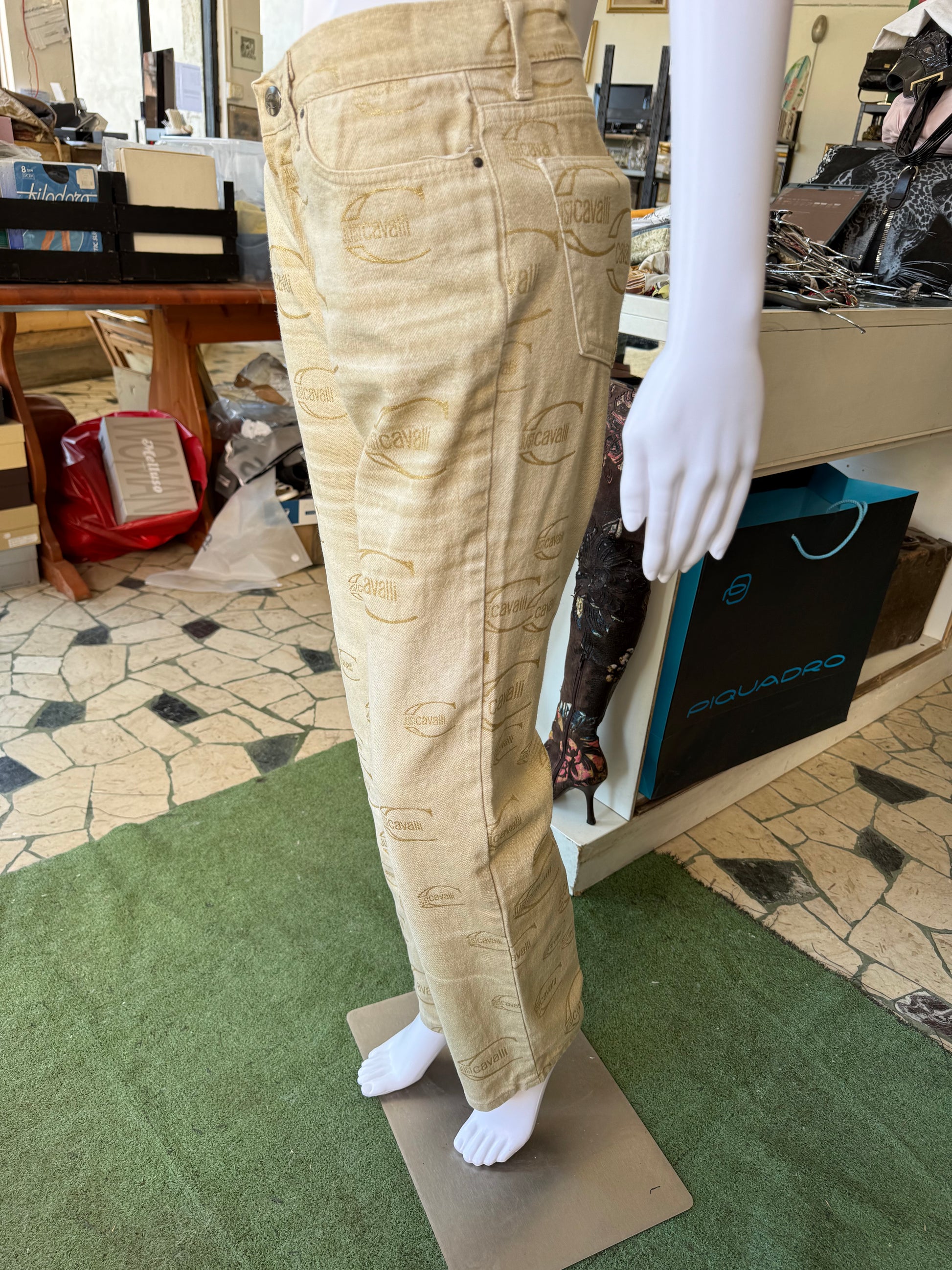 Jeans logo Roberto Cavalli Just 2000s