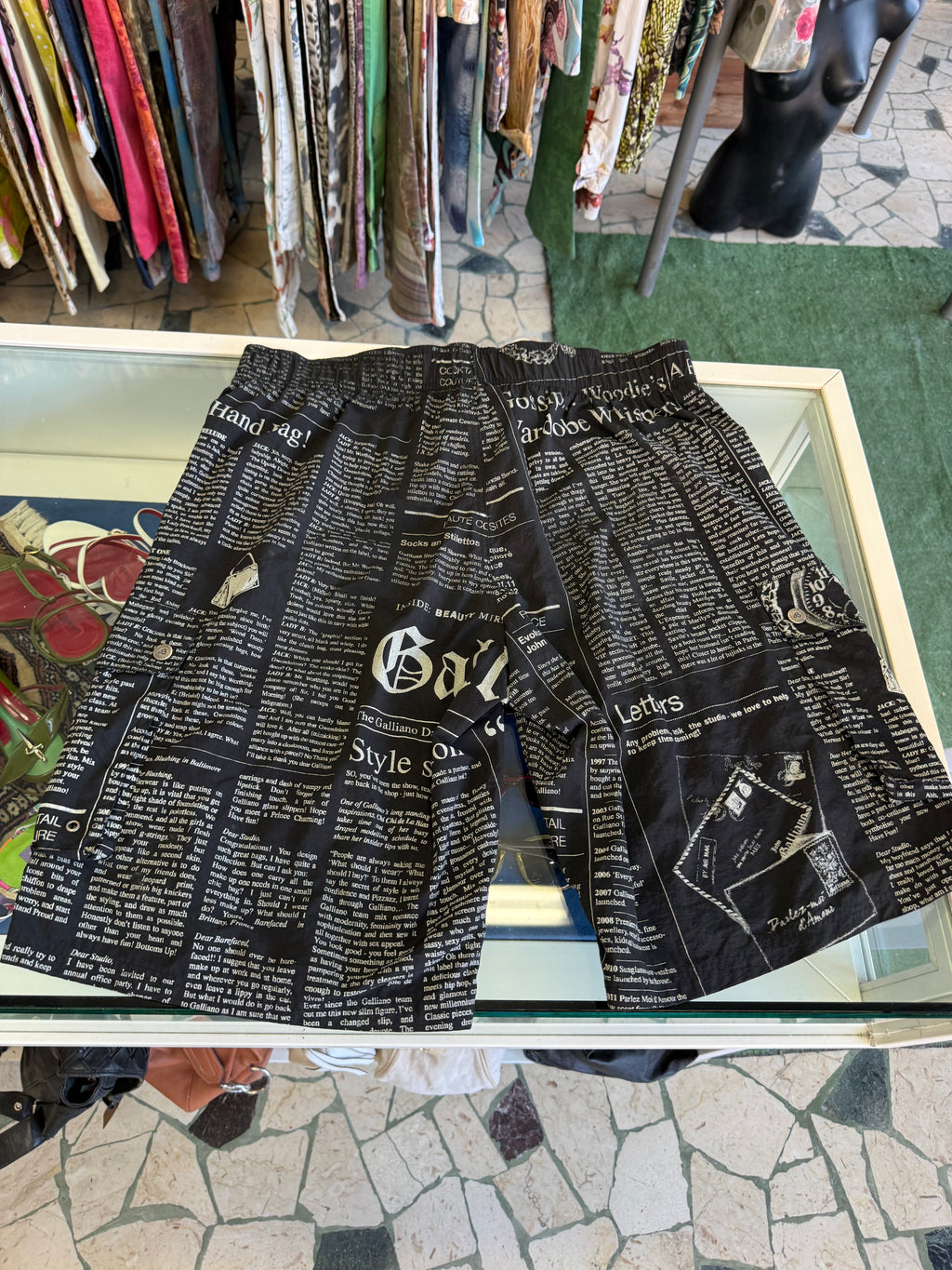 Costume da bagno John Galliano uomo fine 00s