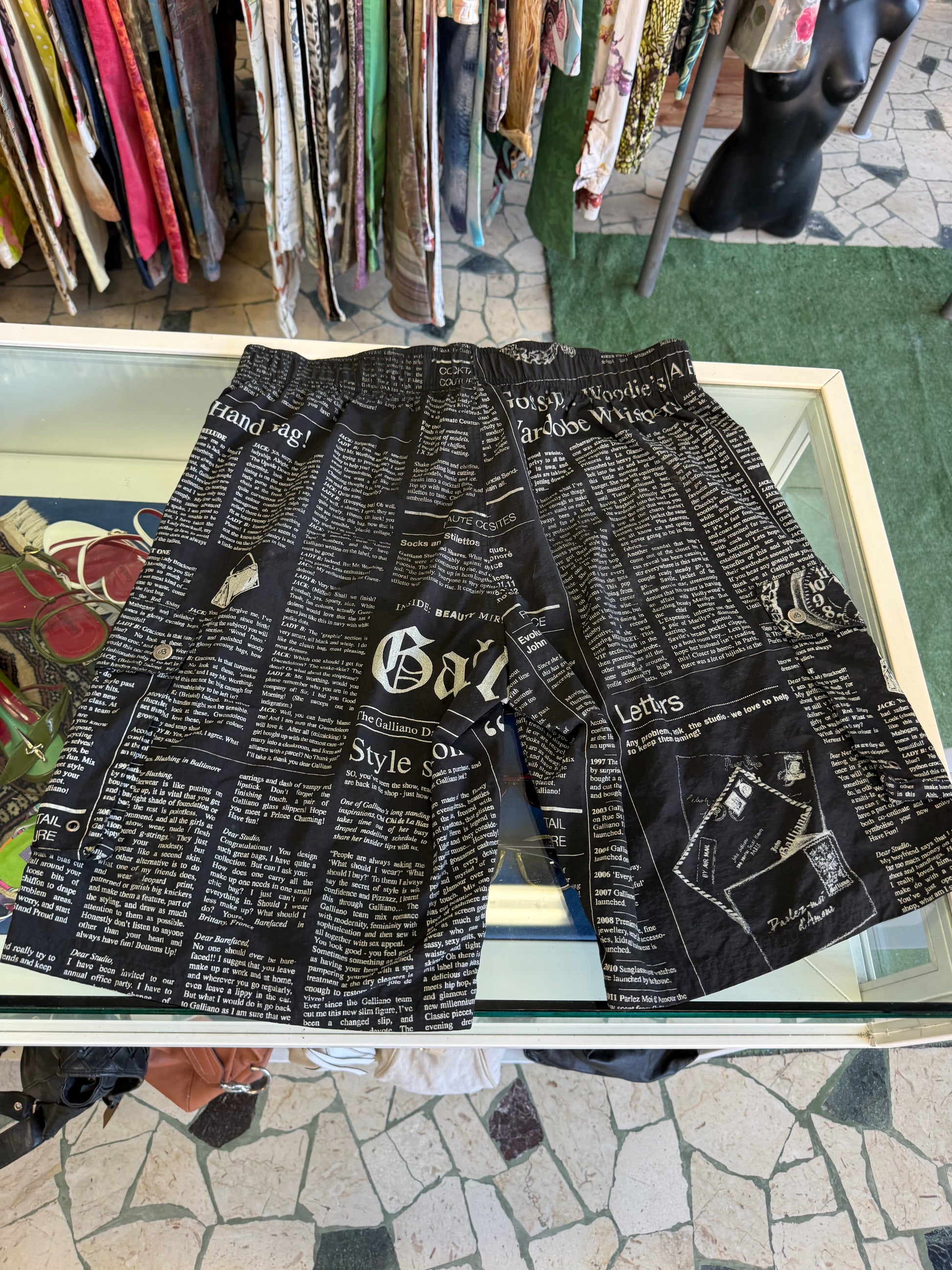 Costume da bagno John Galliano uomo fine 00s
