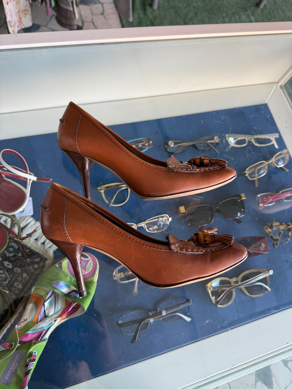 Décolleté Gucci bambù 00s
