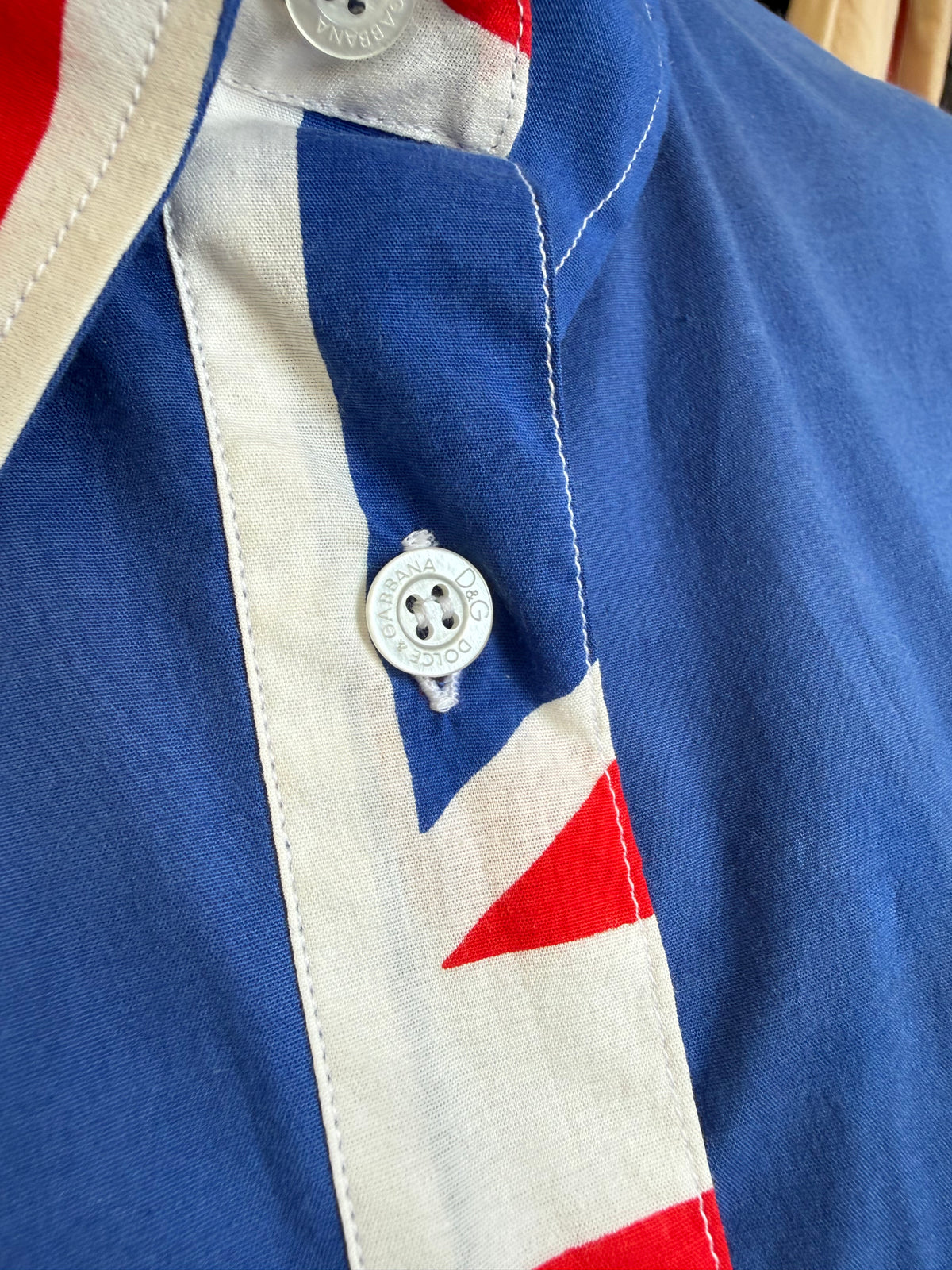 Camicia Dolce & Gabbana SS2002 Union Jack Regno Unito 🇬🇧