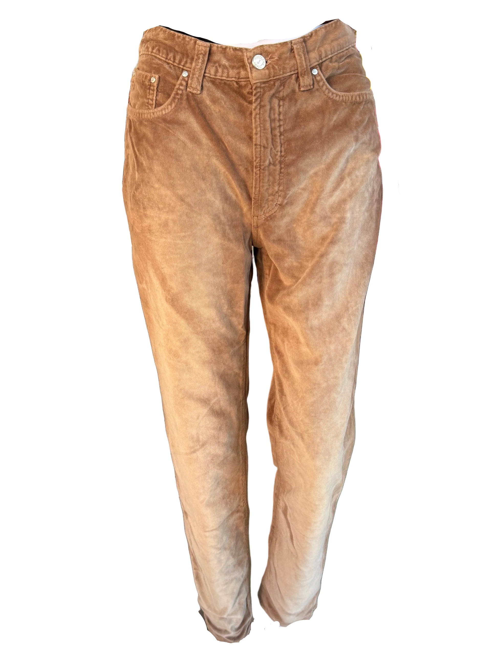 Jeans pantalone Gianfranco Ferrè velluto 90s