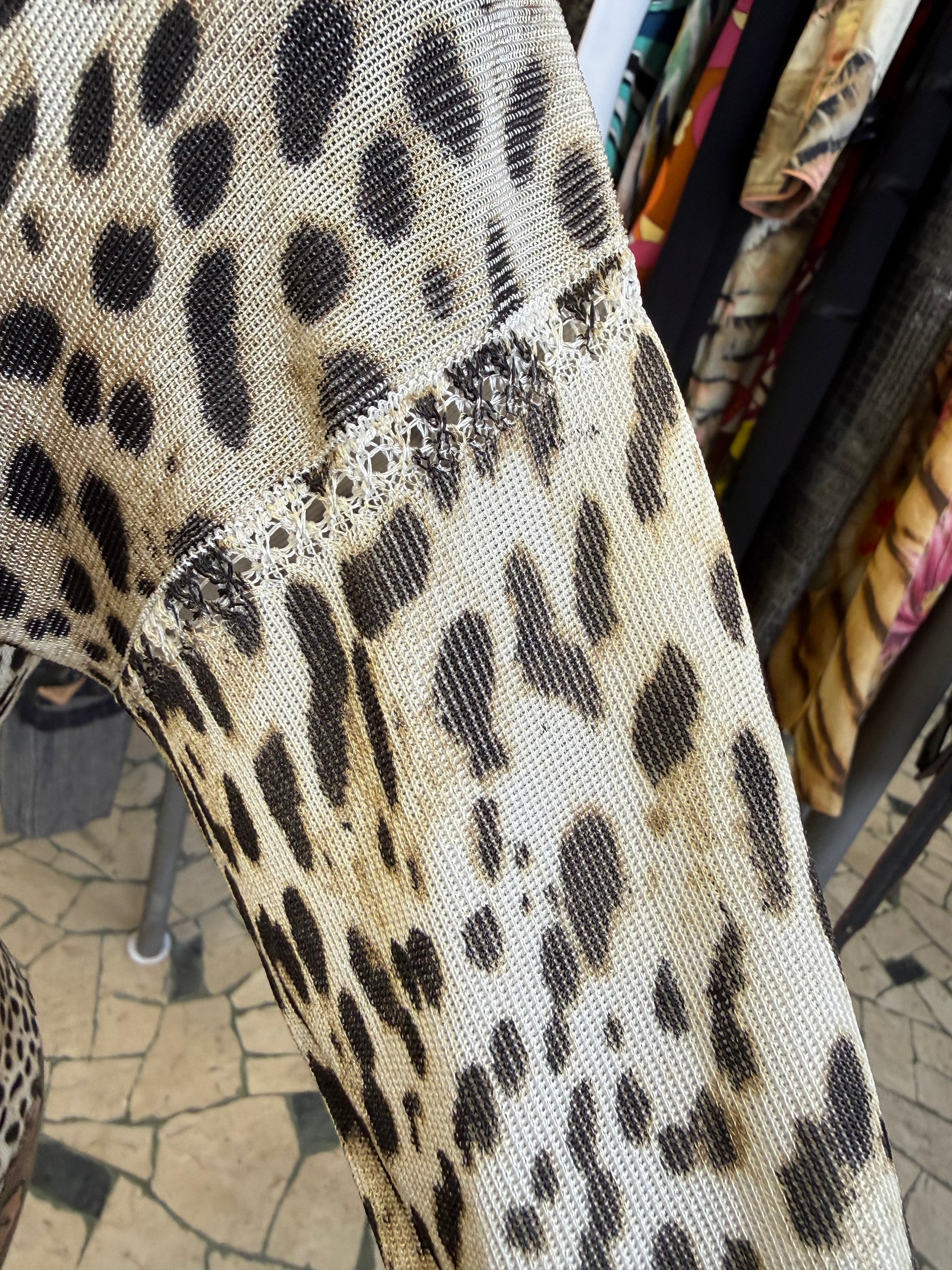 Top leopardo Roberto Cavalli FW1997