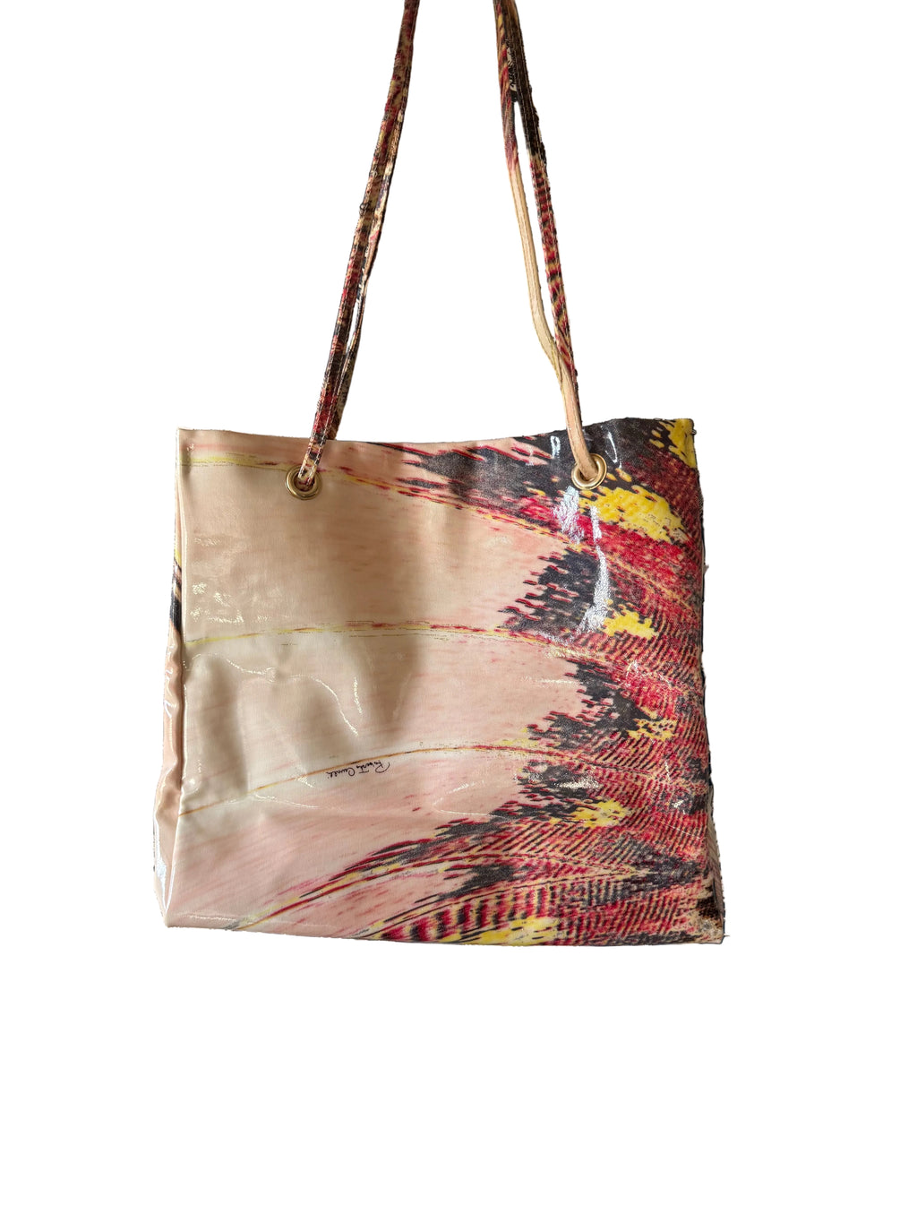 Borsa Roberto Cavalli SS2004 stampa astratta