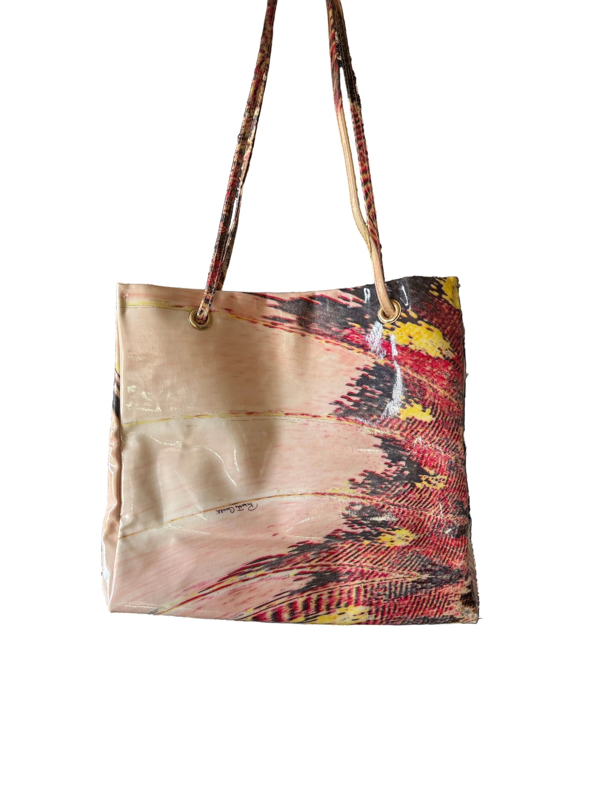Borsa Roberto Cavalli SS2004 stampa astratta