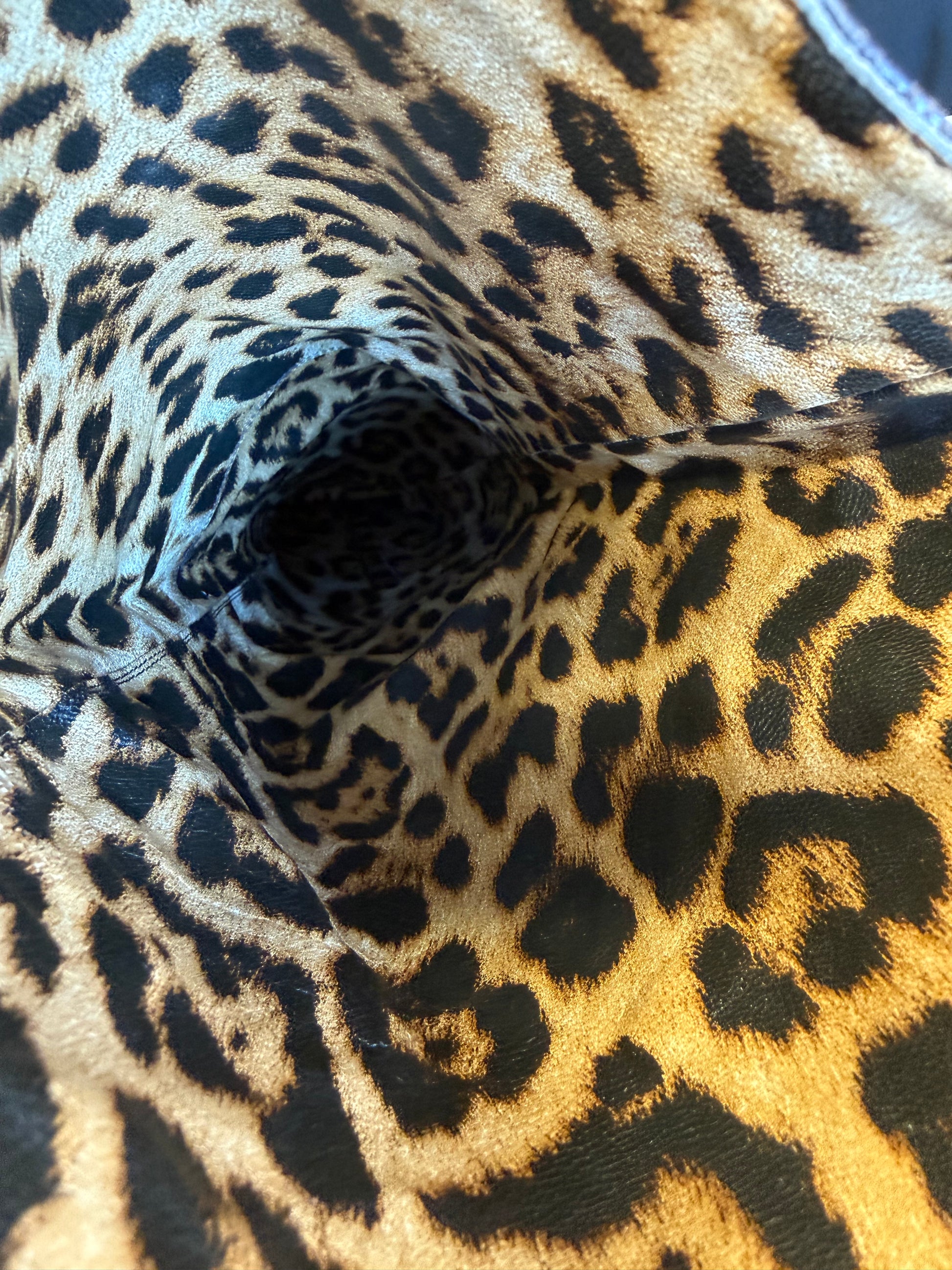 Iconici stivali Roberto Cavalli SS2002 pelle laserata e seta patchwork nuovi