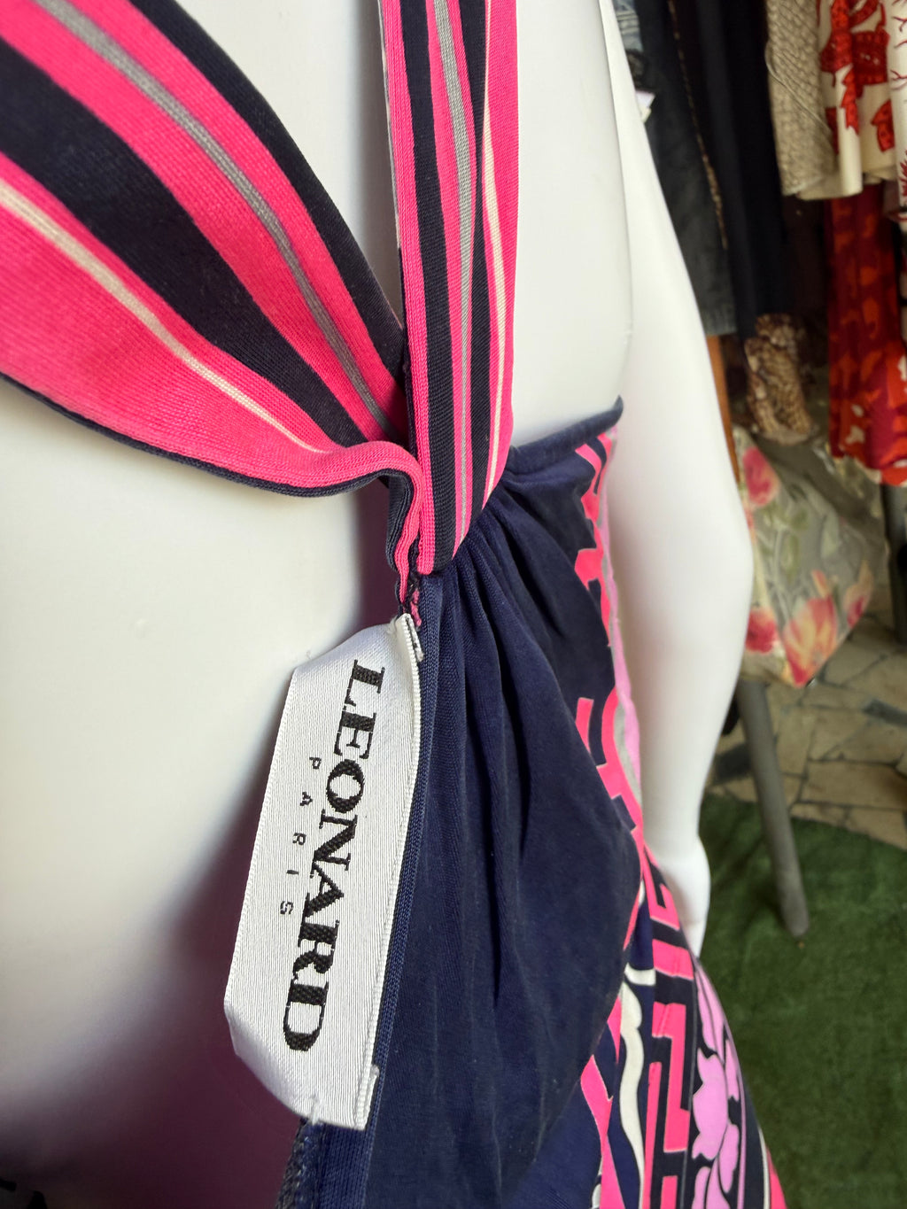 Completo Leonard Paris in seta stile Cina 00s