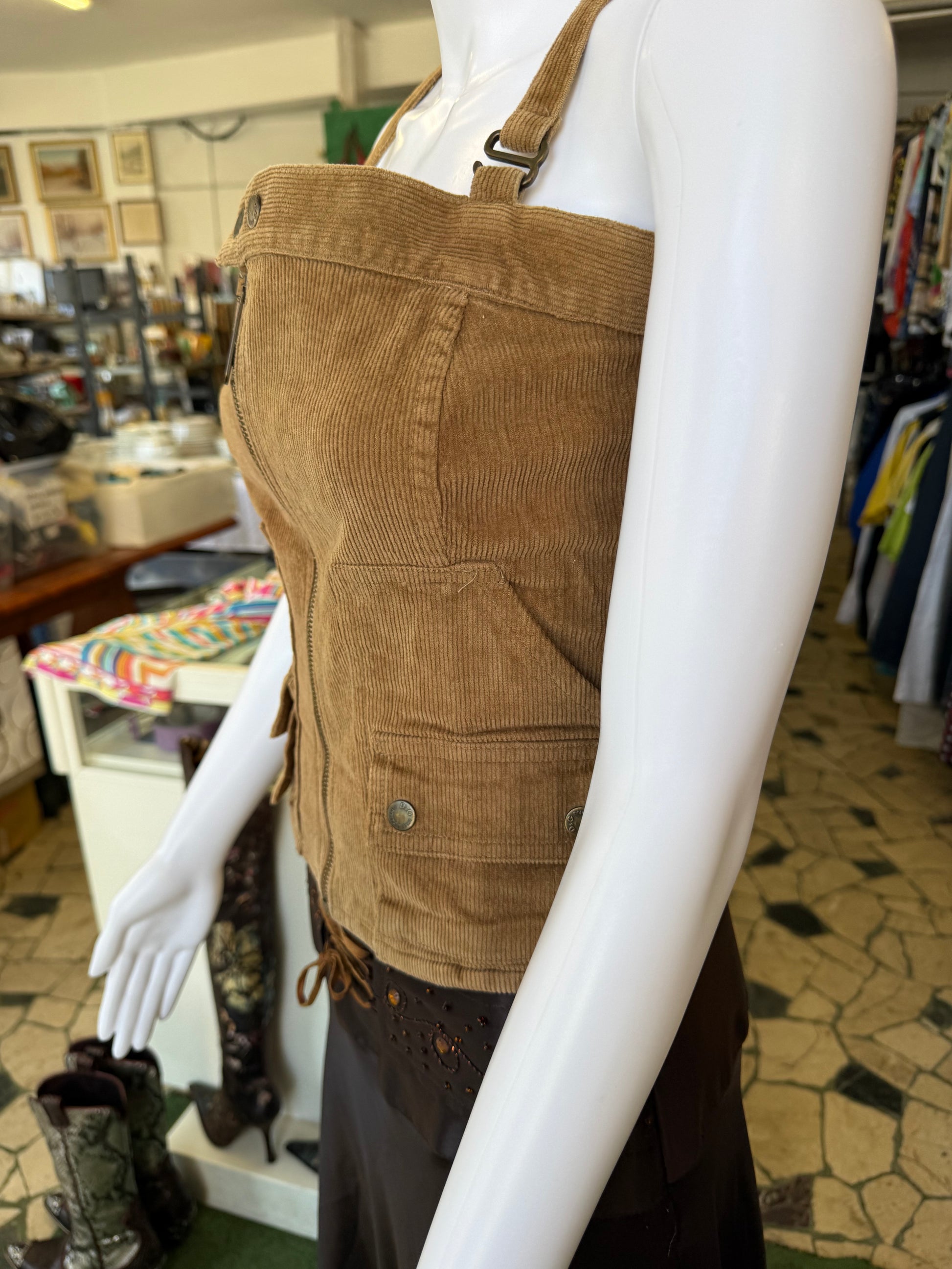 Top corsetto Dolce&GabbanaGabbana FW2002 cowboy