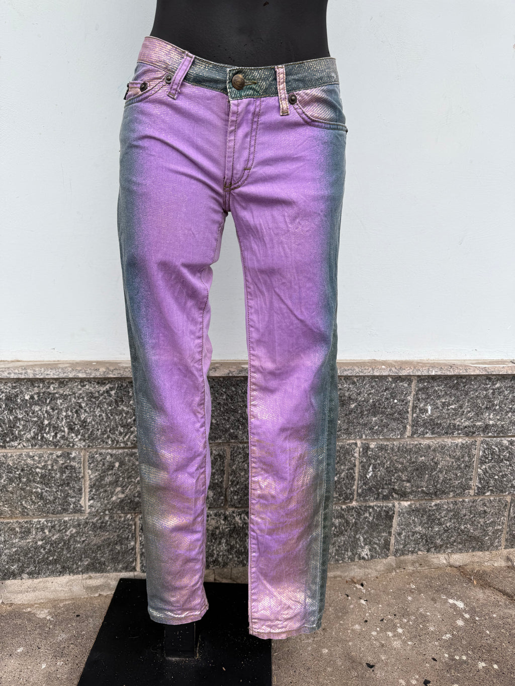 Jeans Roberto Cavalli Just multicolore anni 2000