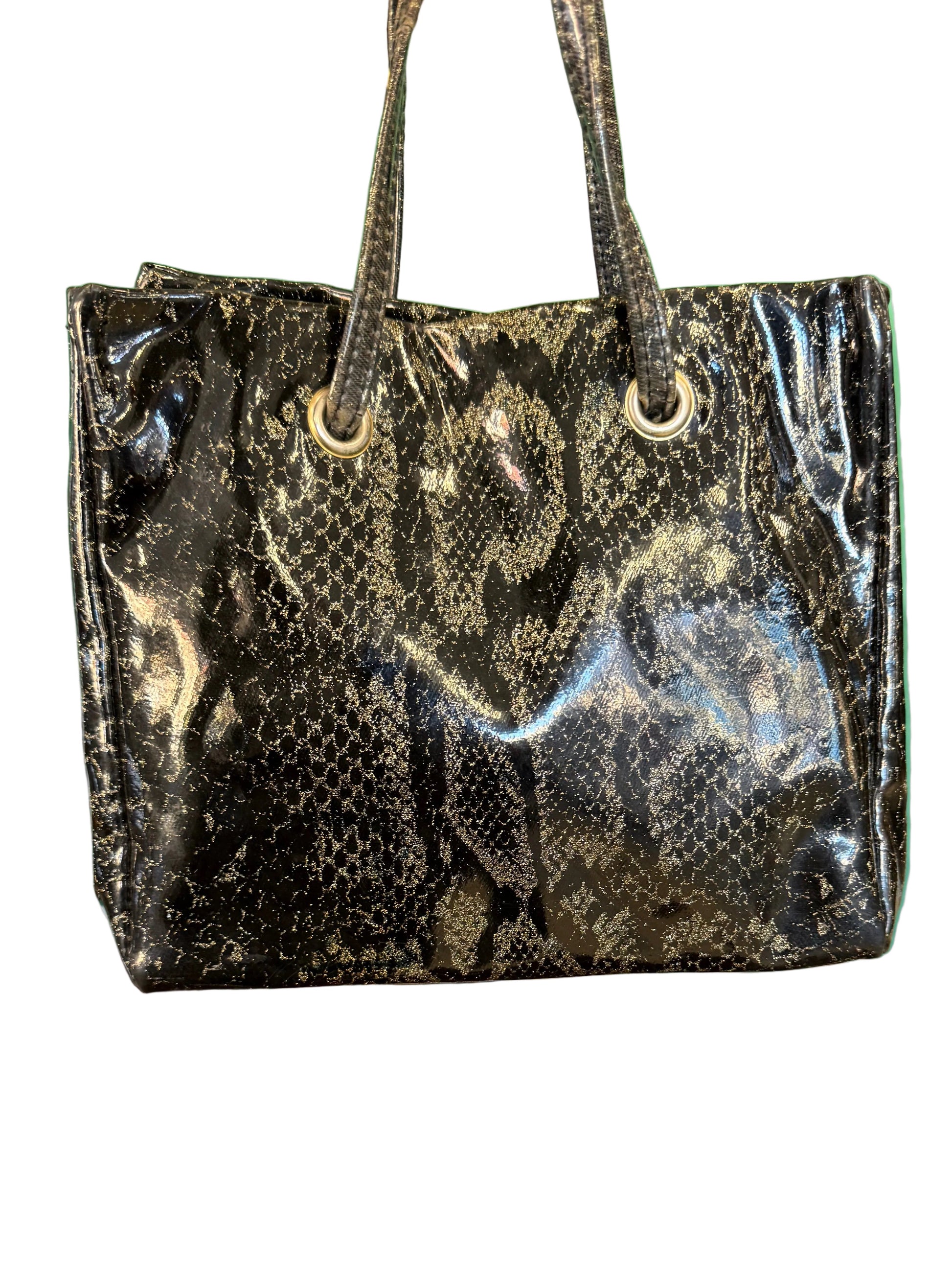 Borsa pitone dorato Roberto Cavalli AW1999