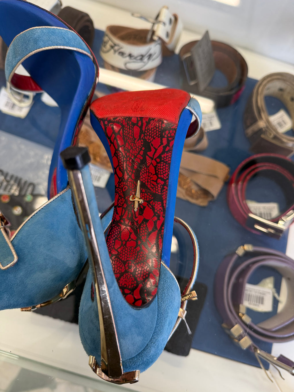 Sandali Cesare Paciotti Dagger Heels light blue