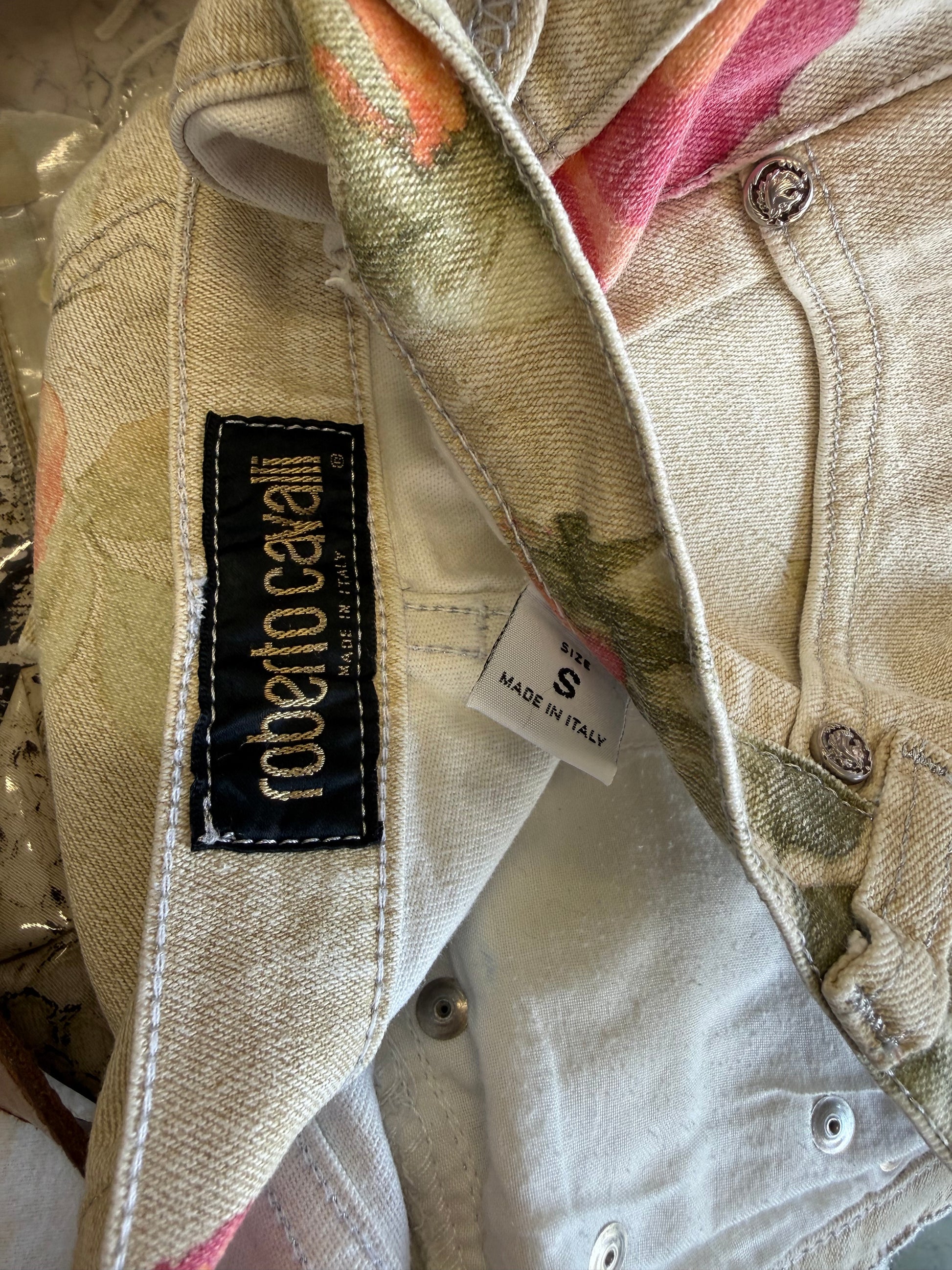 Jeans Roberto Cavalli SS1998 floreale